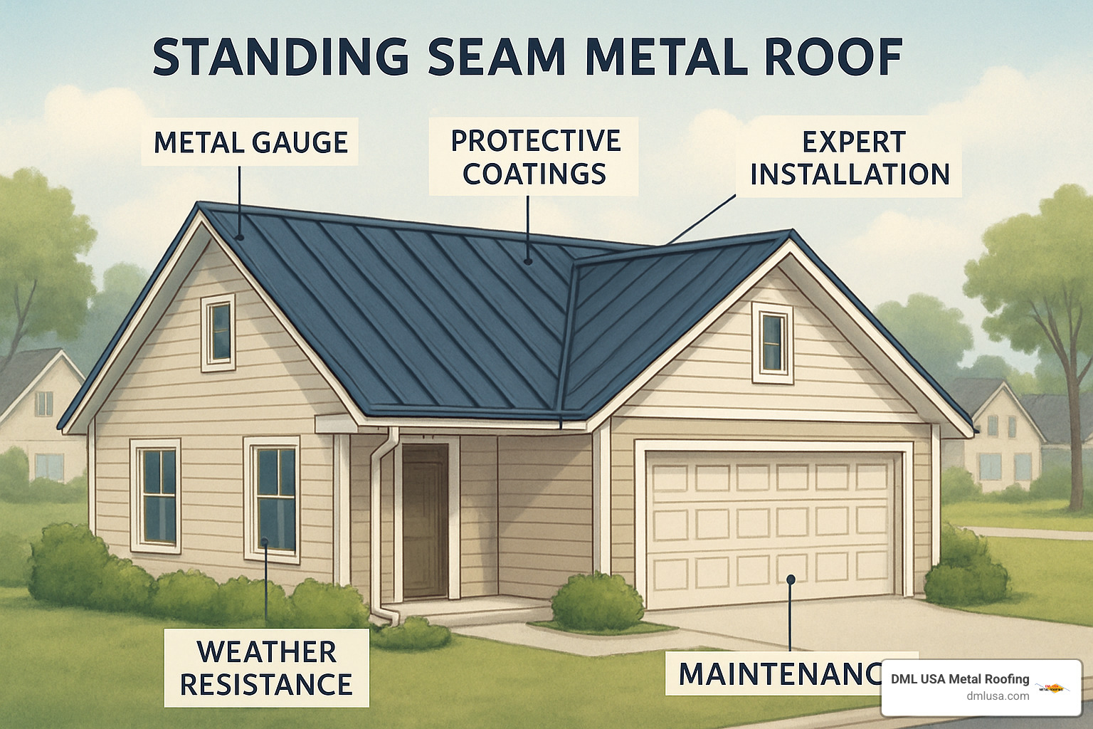critical factors affecting metal roof durability - is a standing seam metal roof durable