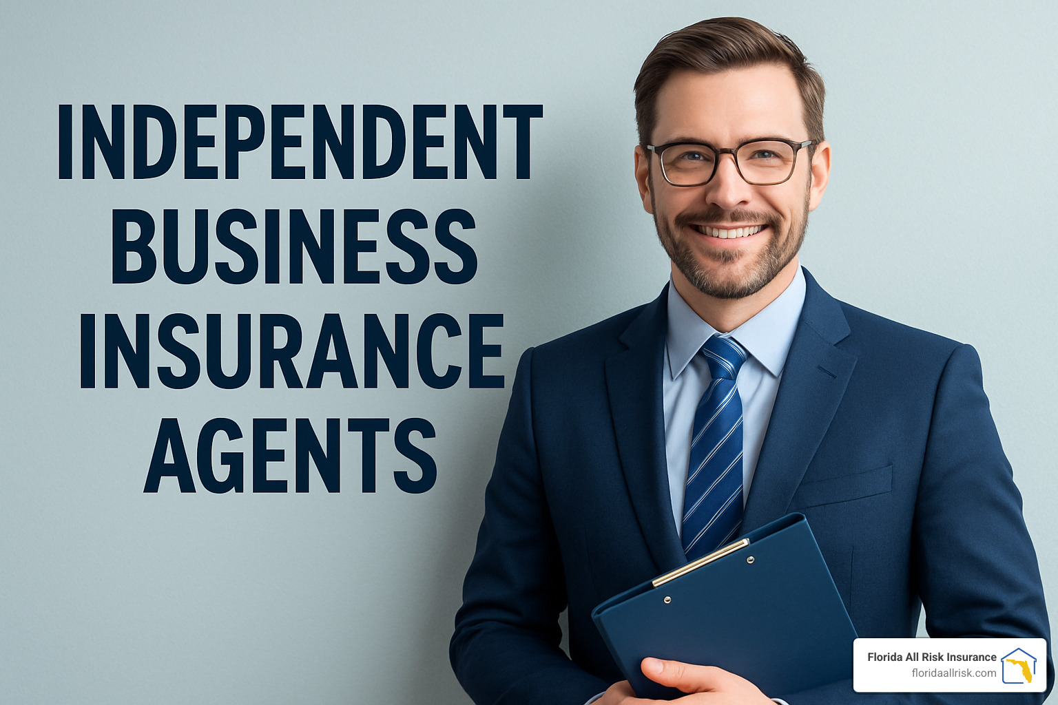 independent business insurance agent helping client review policy documents - independent business insurance agents