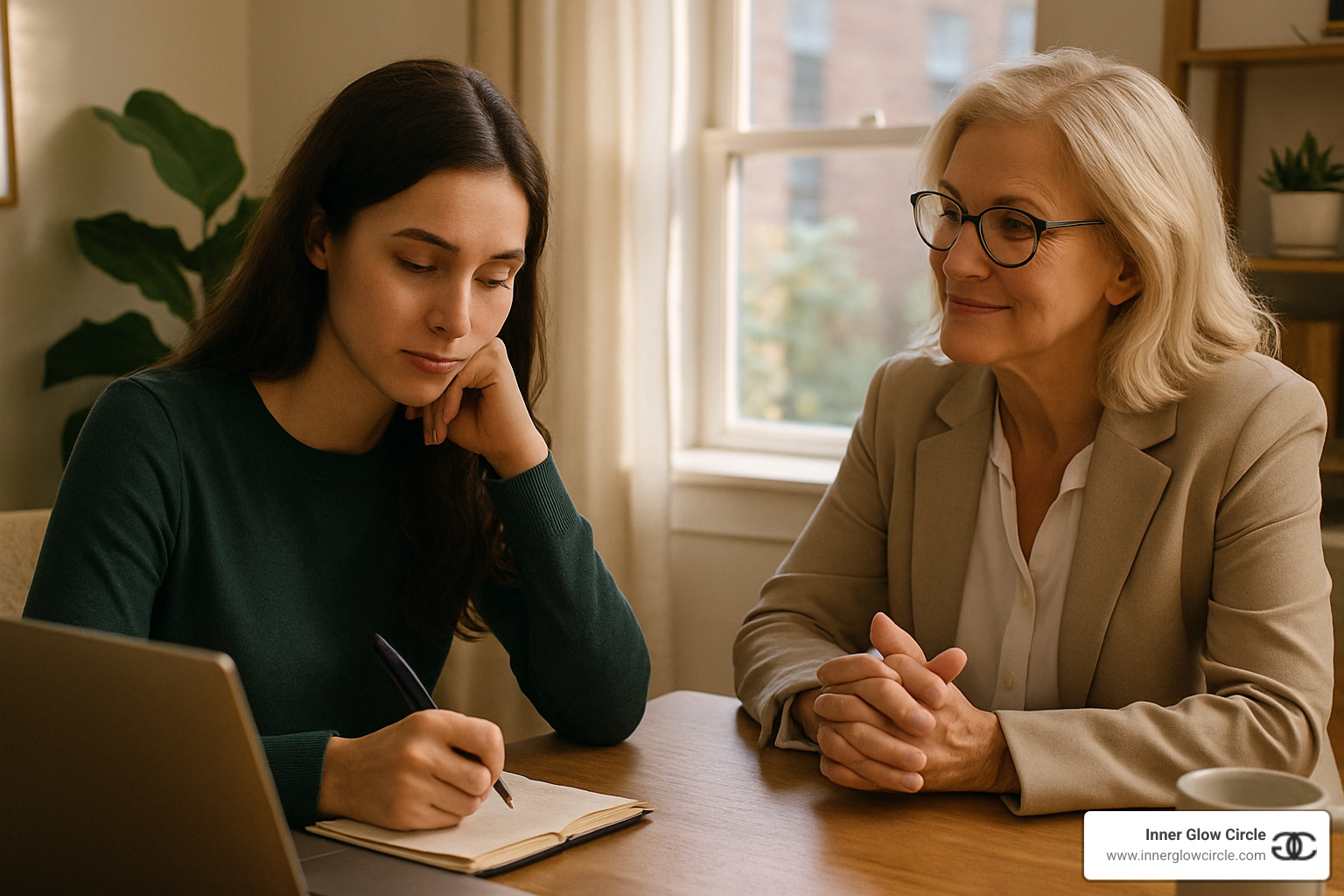 introvert entrepreneur working with coach - Coaching for women entrepreneurs