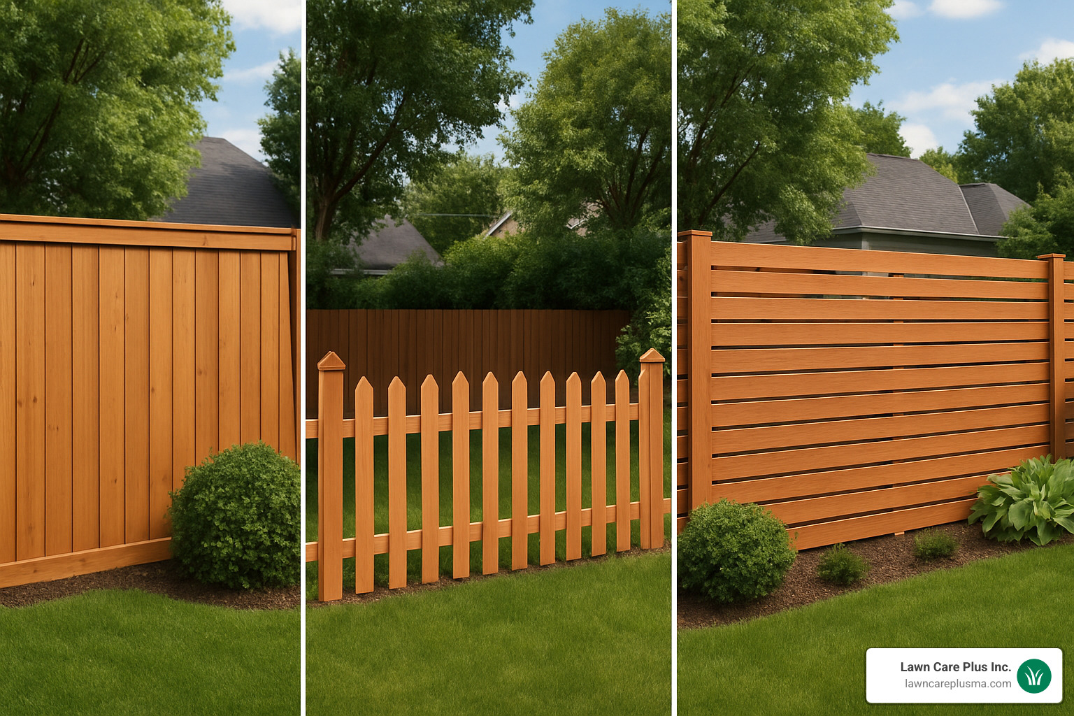 cedar fence styles comparison - cost to install cedar fence