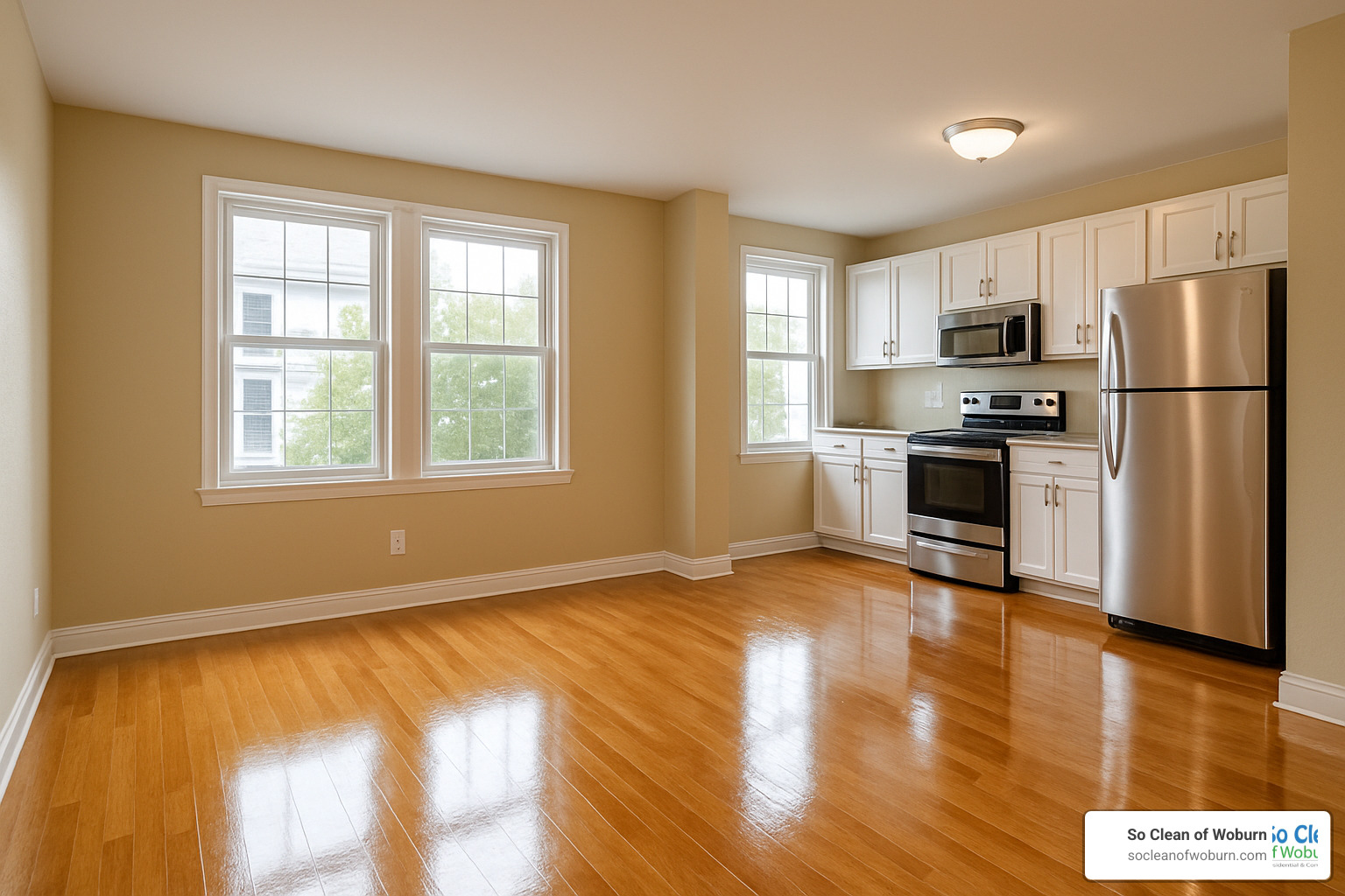 apartment ready for final inspection after move-out cleaning - apartment move-out cleaning