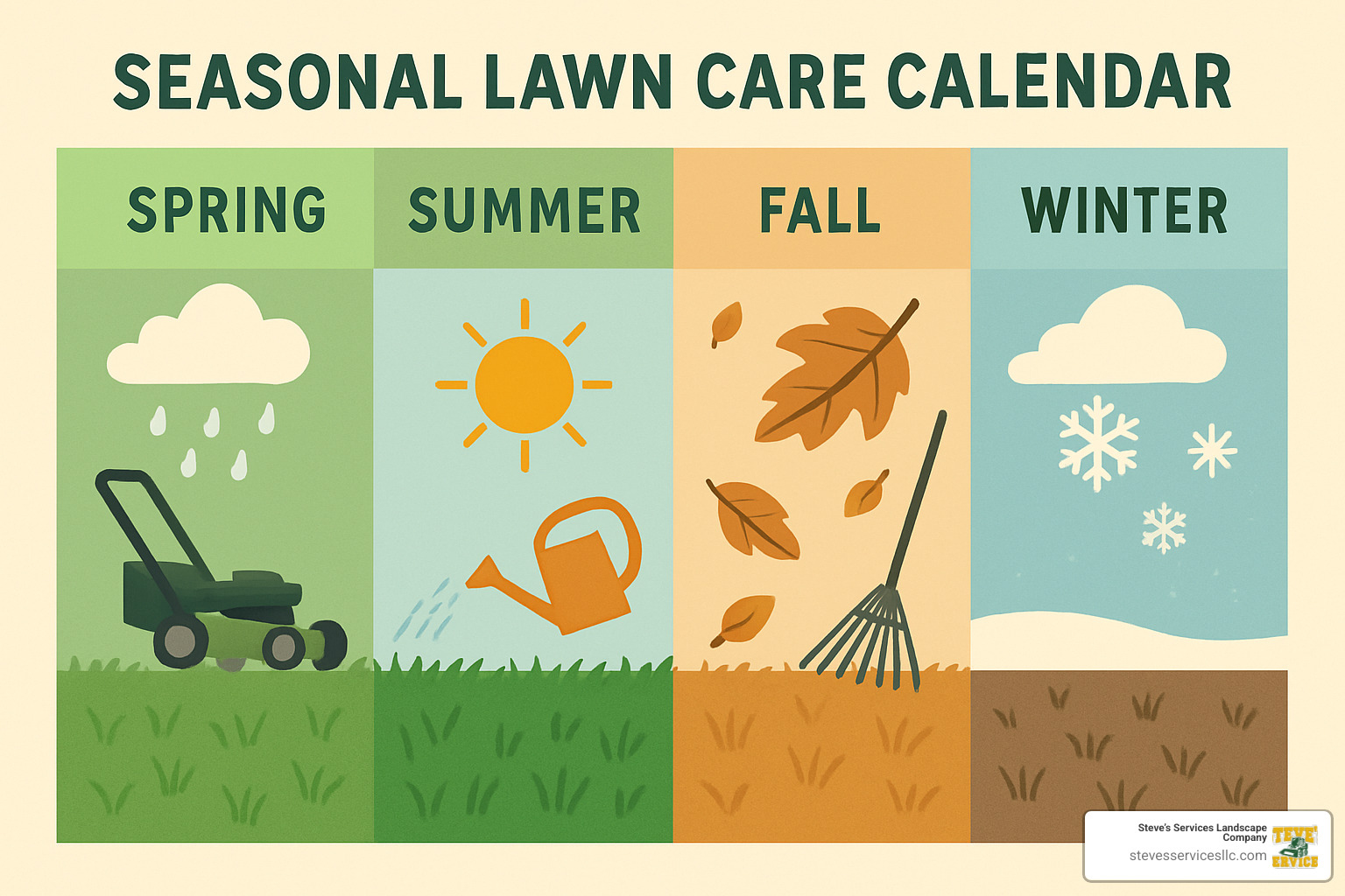 seasonal lawn care calendar - Caring for new sod