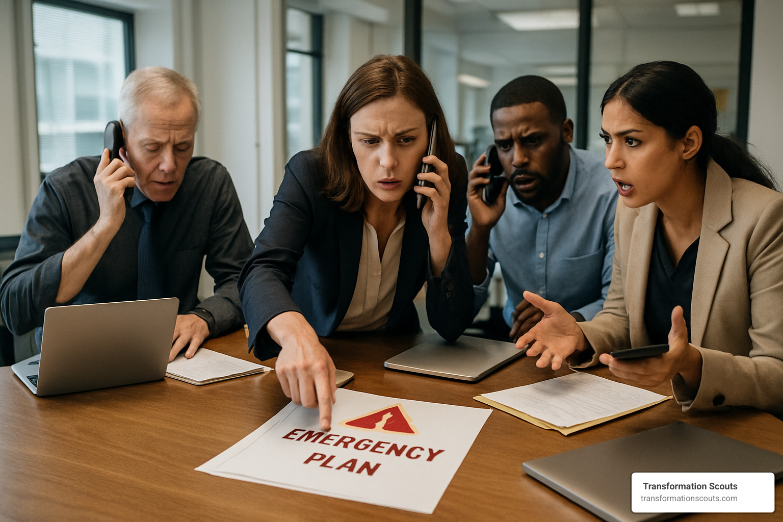 crisis response team in action - crisis management for small businesses