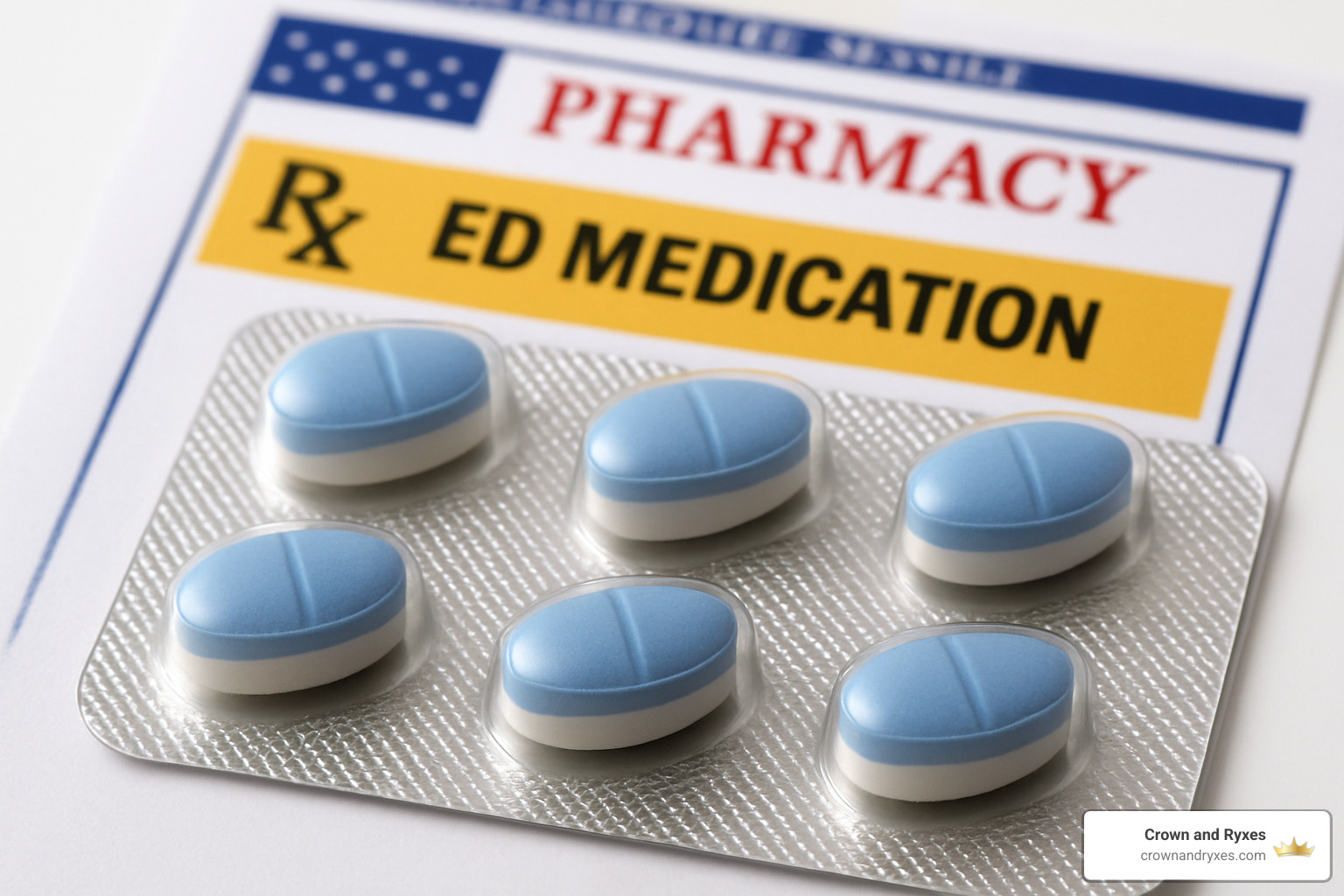 ED medication pills in blister pack - how much does ed treatment cost