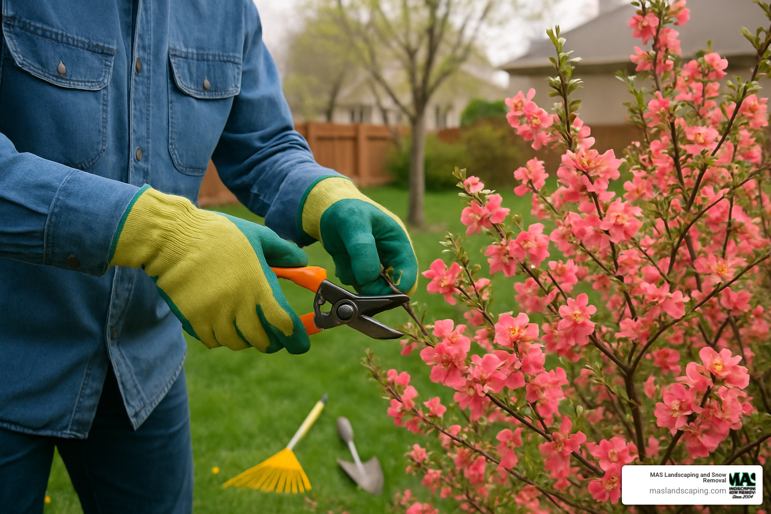 pruning shrubs in spring - spring yard cleanup checklist