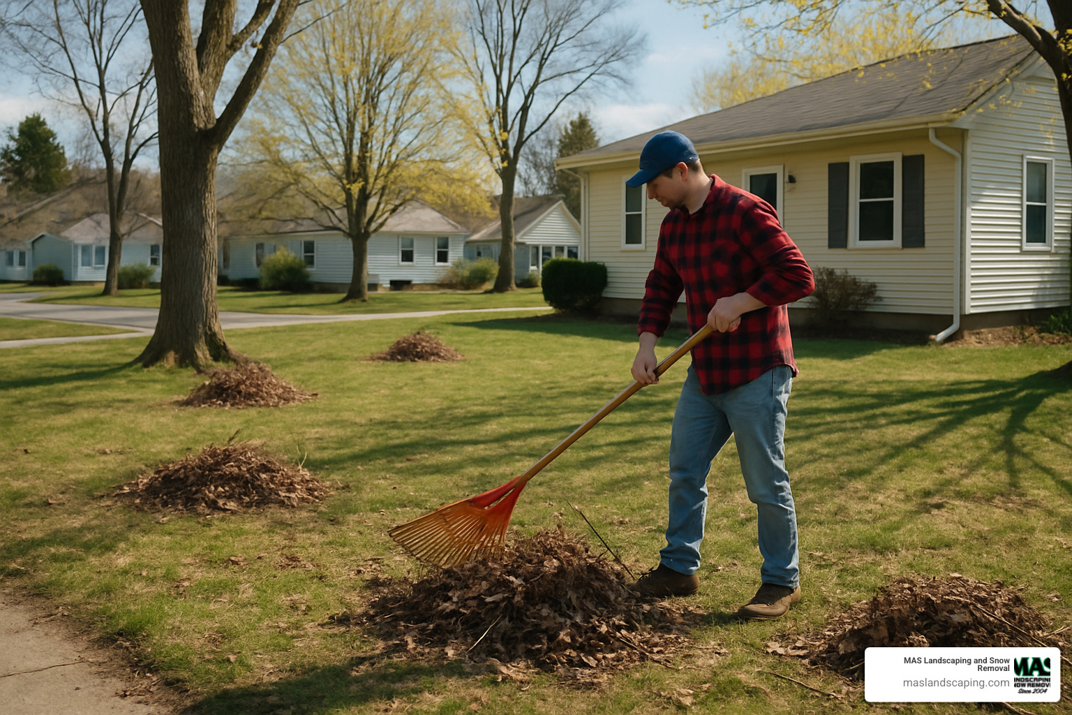 yard debris cleanup - spring yard cleanup checklist