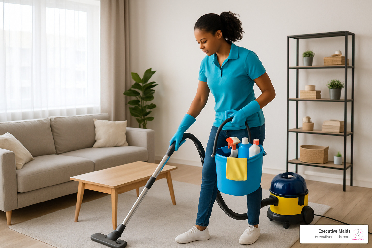 eco-friendly cleaning products and reusable microfiber cloths - apartment cleaning services near me