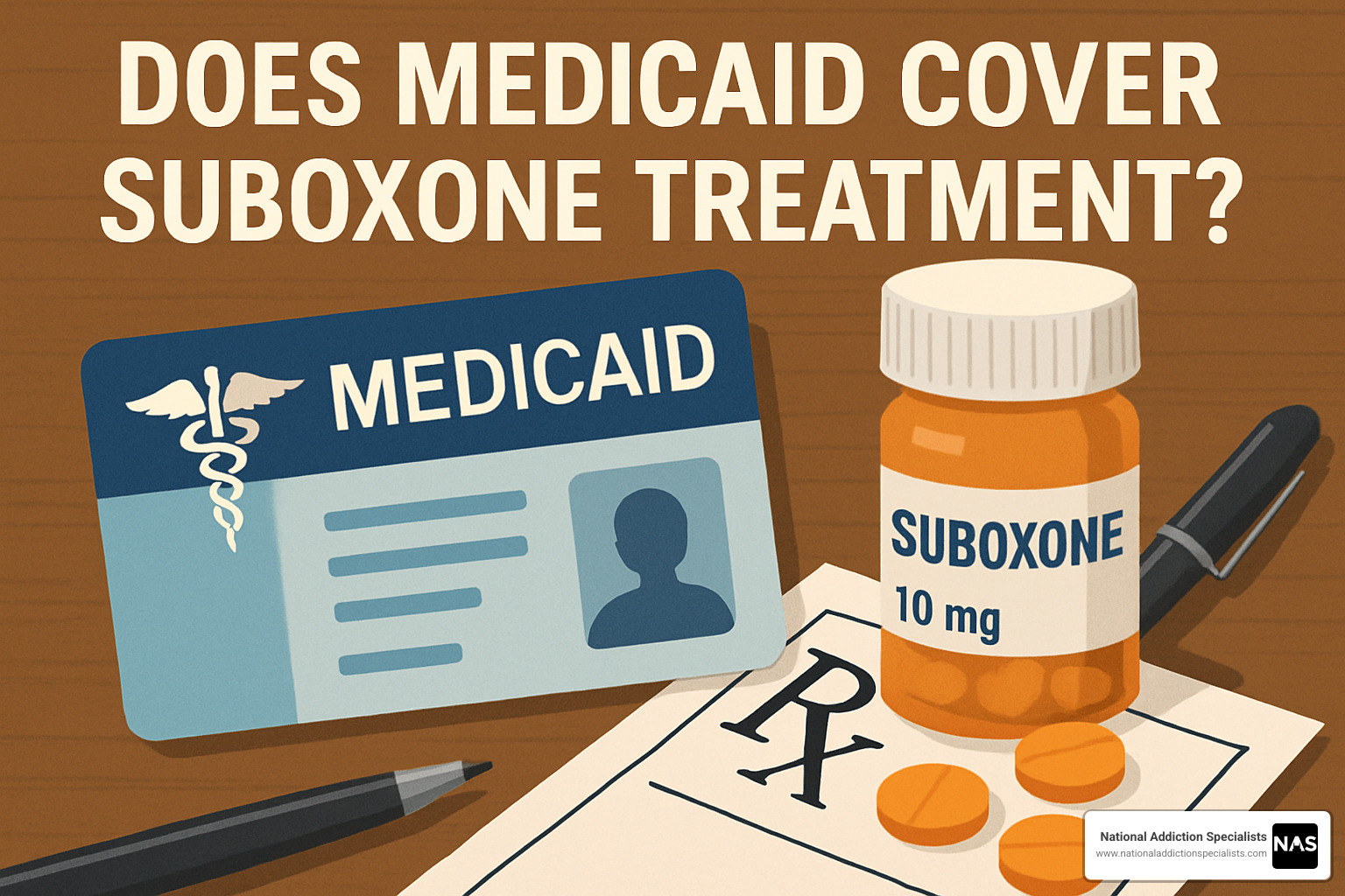 Medicaid card next to Suboxone film - does medicaid cover suboxone treatment