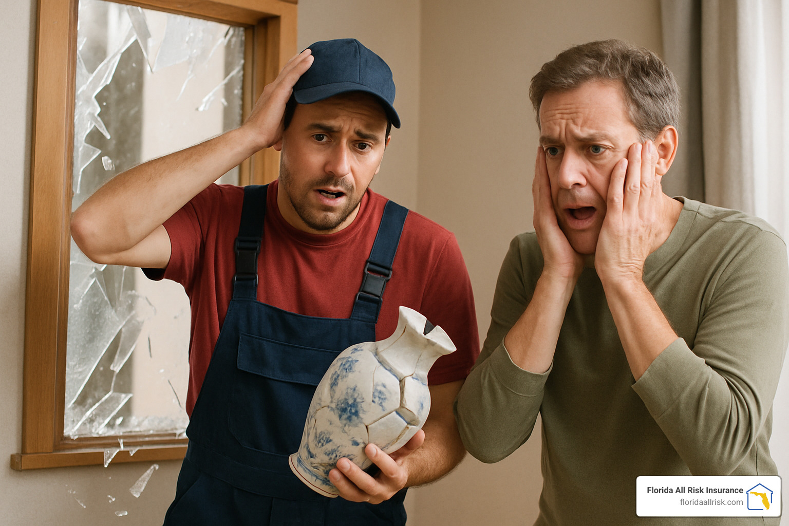 41857daef786aee9b7e8523068ed944dcf0d1d84 Insurance Showdown: General Liability vs. Errors & Omissions Compare general liability errors and omissions insurance to protect your business from lawsuits, mistakes, and costly risks. Learn more now! contractor accidentally damaging client property while working - general liability errors and omissions insurance