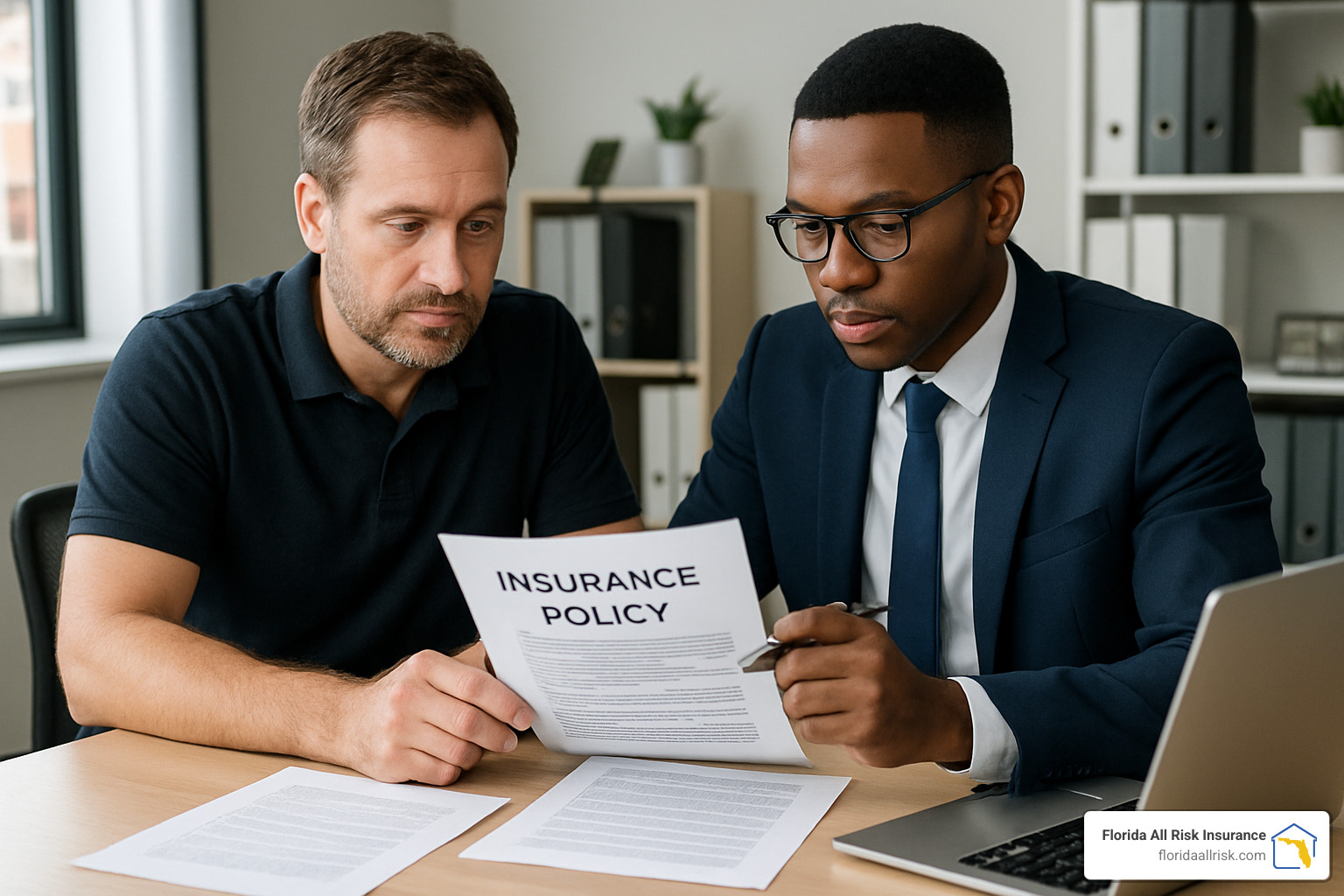 168c6b04ae33a42125bad80caf8ab4014ef93475 Insurance Showdown: General Liability vs. Errors & Omissions Compare general liability errors and omissions insurance to protect your business from lawsuits, mistakes, and costly risks. Learn more now! business owner reviewing insurance policy documents with agent - general liability errors and omissions insurance