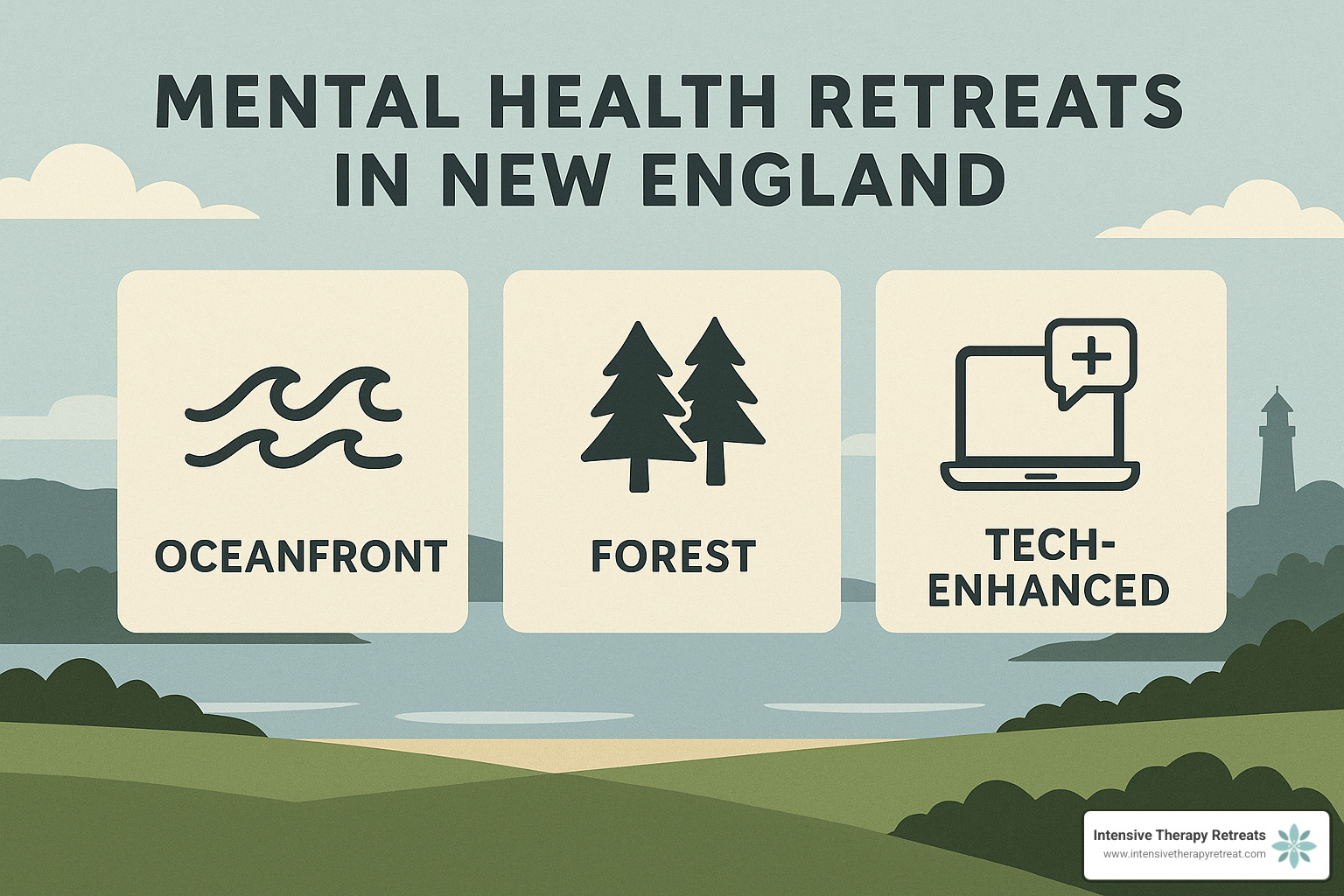 Retreat To Wellness: New England'S Best Mental Health Escapes 6 comparison of retreat types - mental health retreats New England
