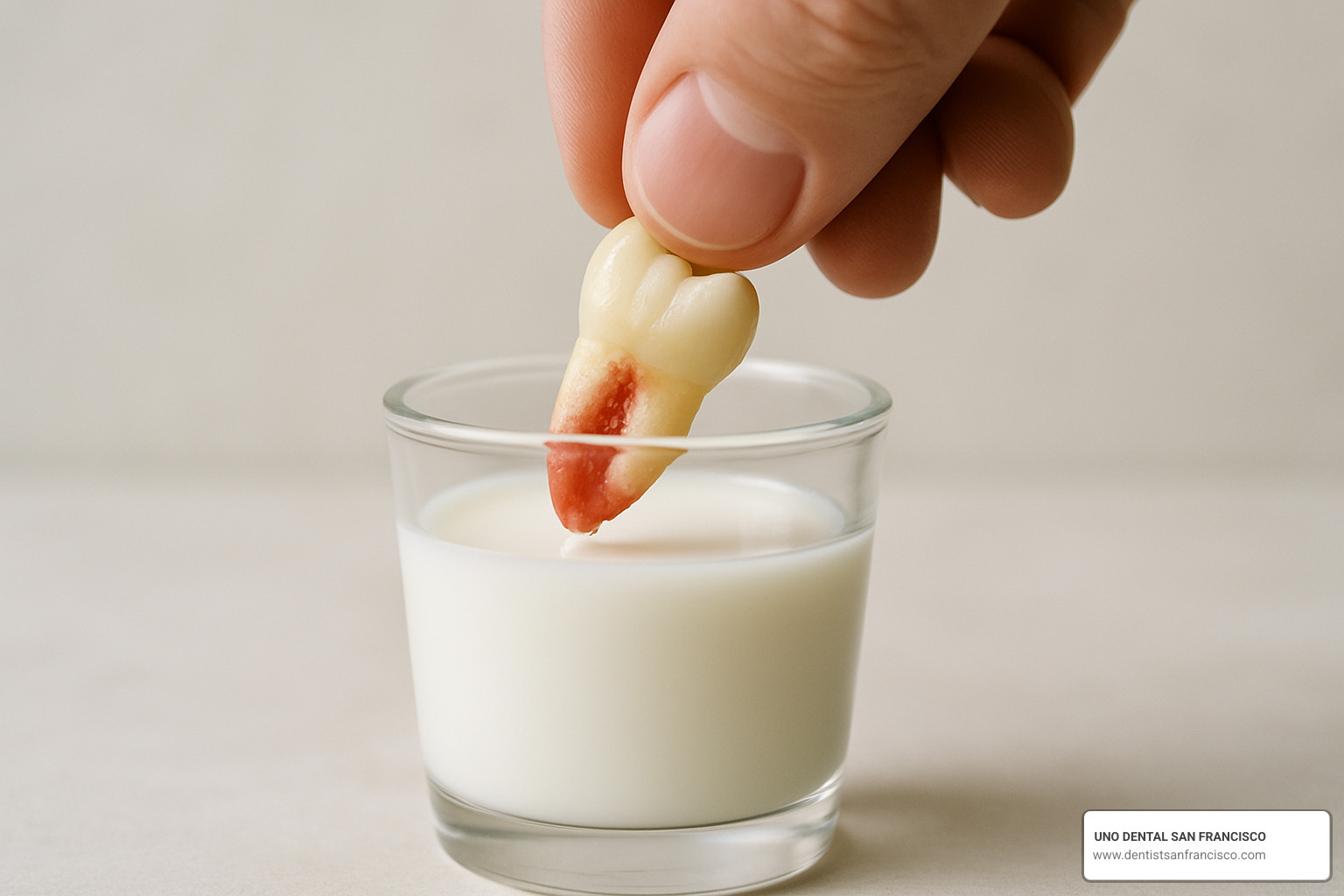 knocked out tooth in milk - 24-hour emergency dental clinic