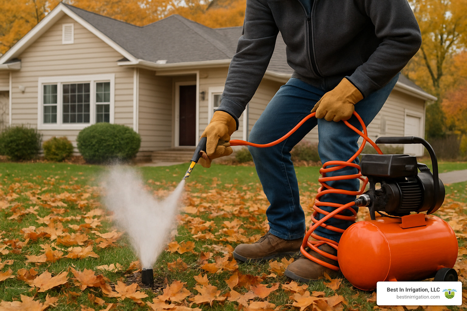 Winterizing a sprinkler system - lawn sprinkler system maintenance