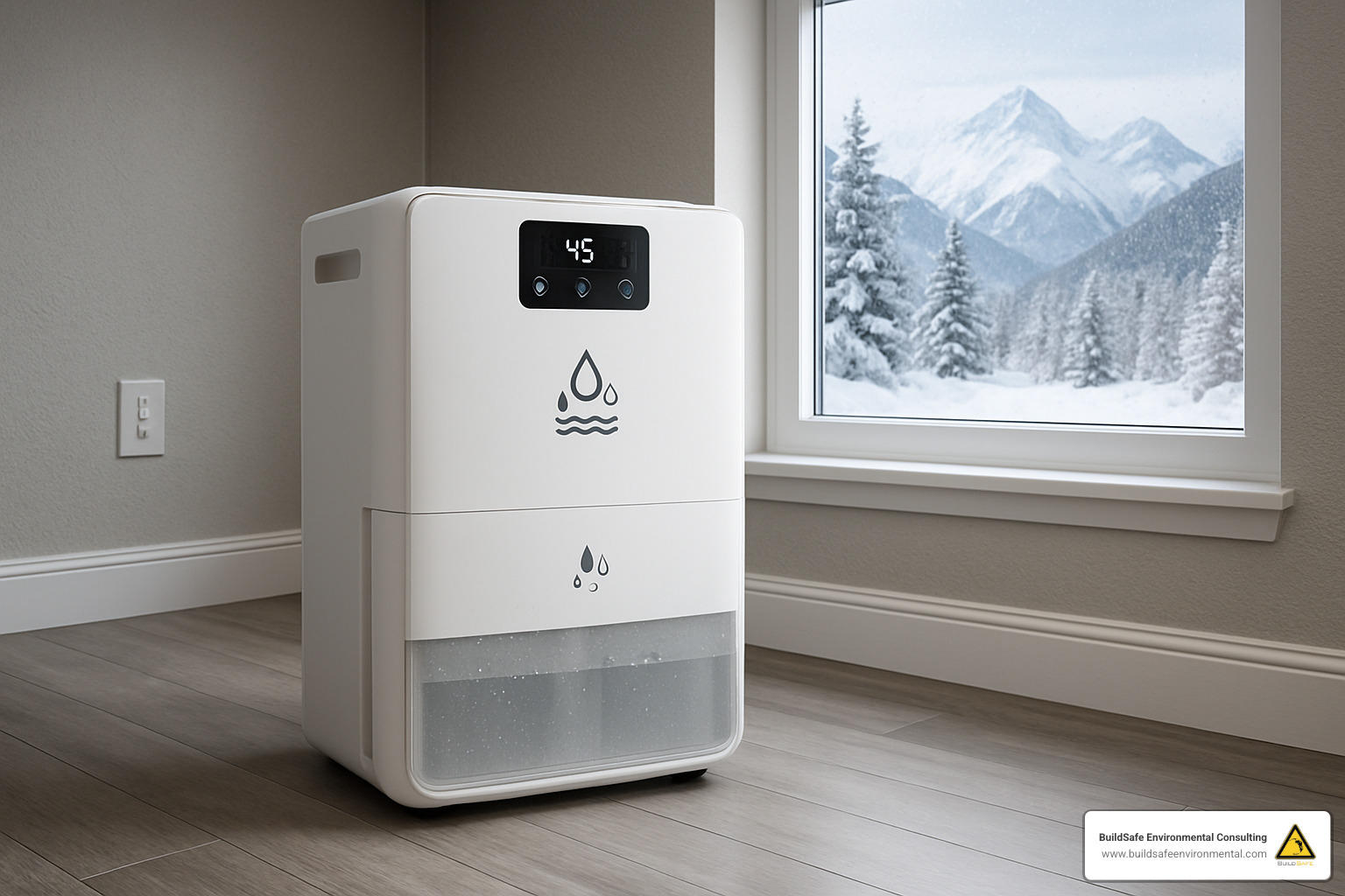 dehumidifier running in Denver basement - mold testing denver county