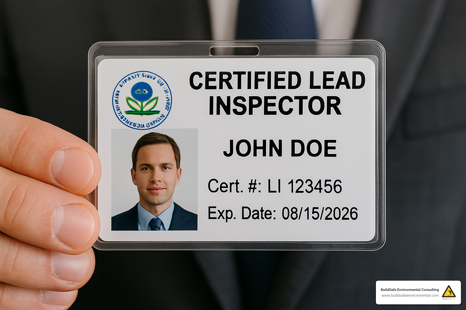 Certified lead inspector identification card - lead based paint inspection cost