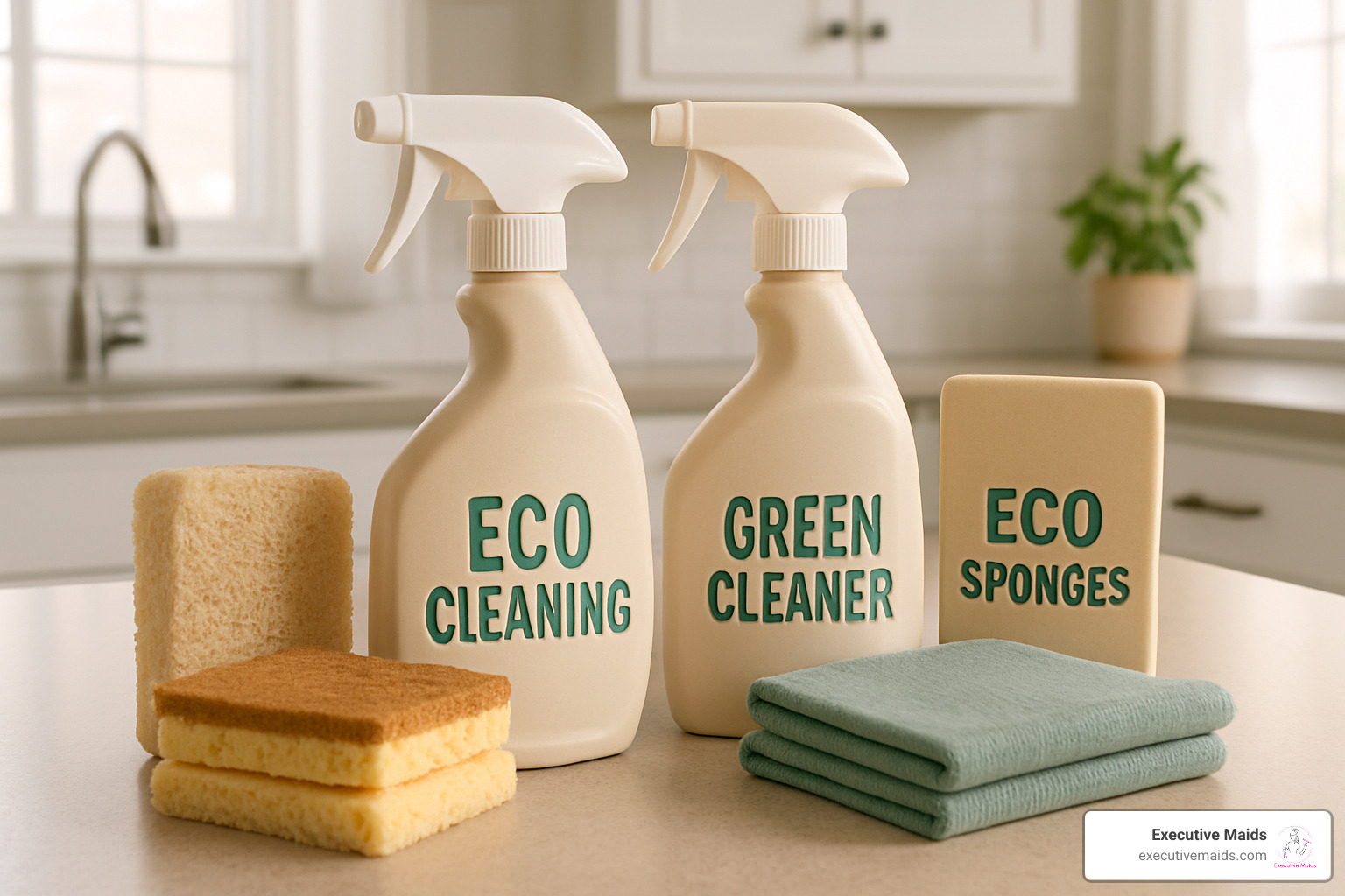 eco-friendly cleaning supplies - housekeeping services