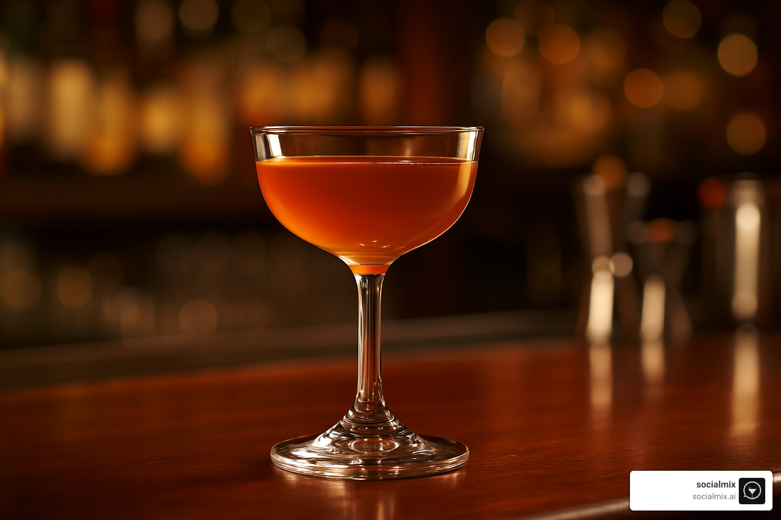 Nick and Nora vintage cocktail glass - unique bar glassware
