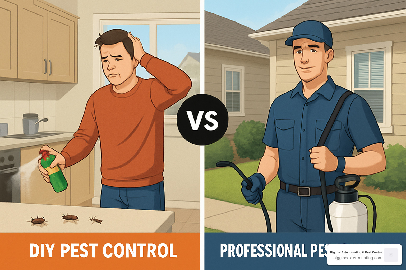 comparison of DIY pest control versus professional services - residential pest control andover ma