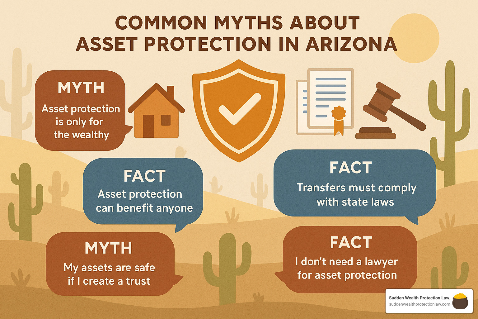 Common myths about asset protection in Arizona - Arizona trust asset protection