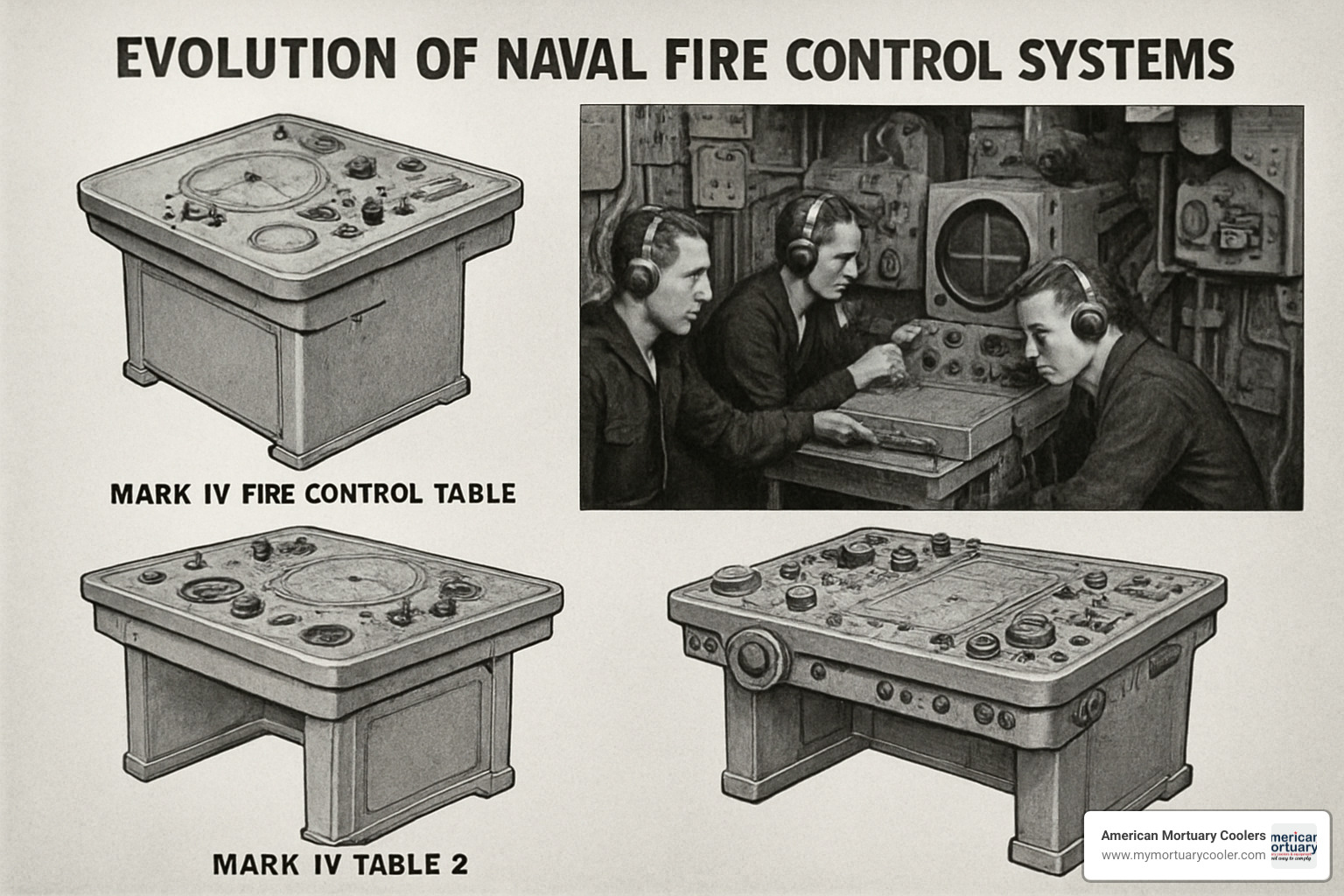 Evolution of naval fire control systems - mark iv table 2