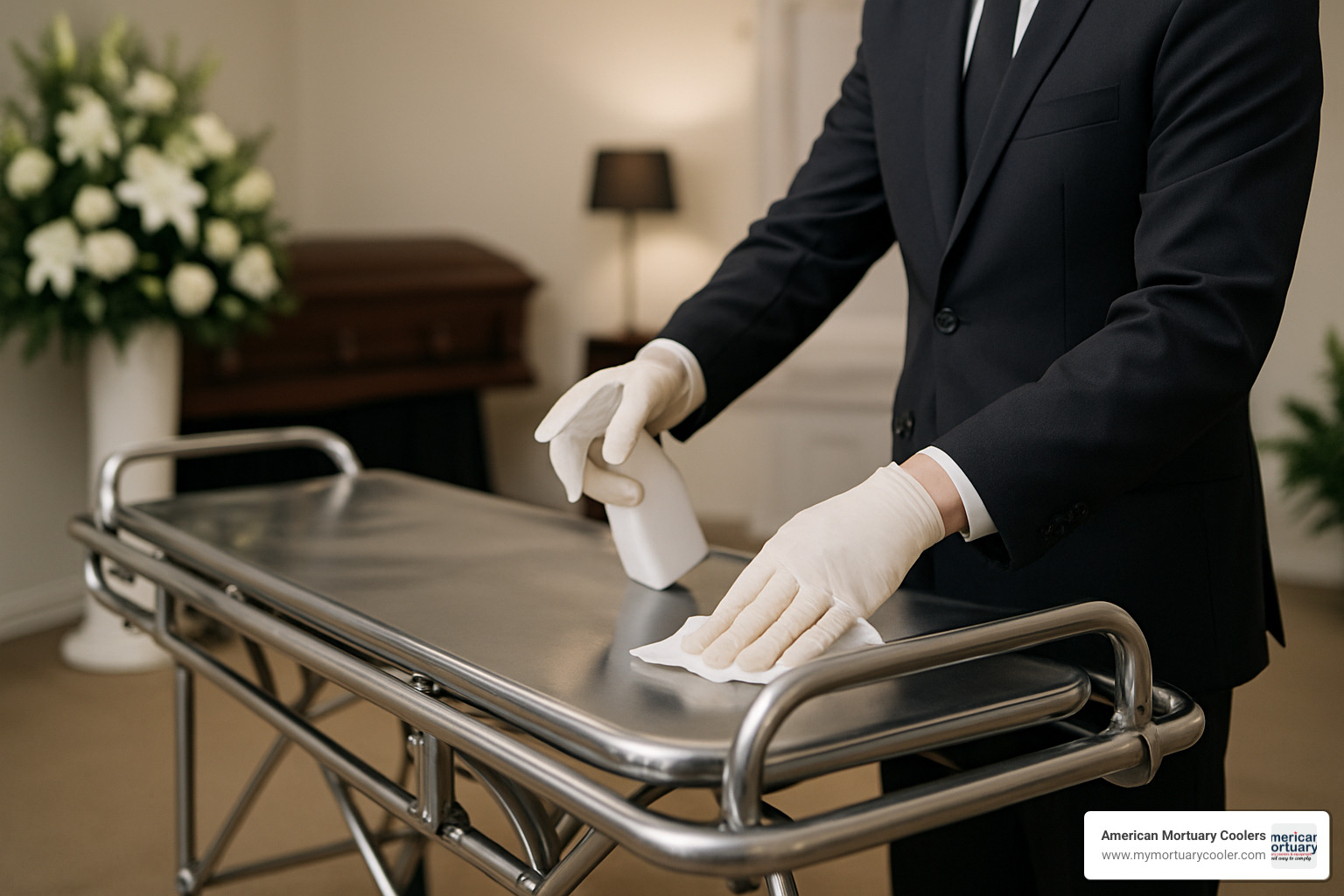 cleaning and maintaining funeral home stretchers - funeral home stretchers