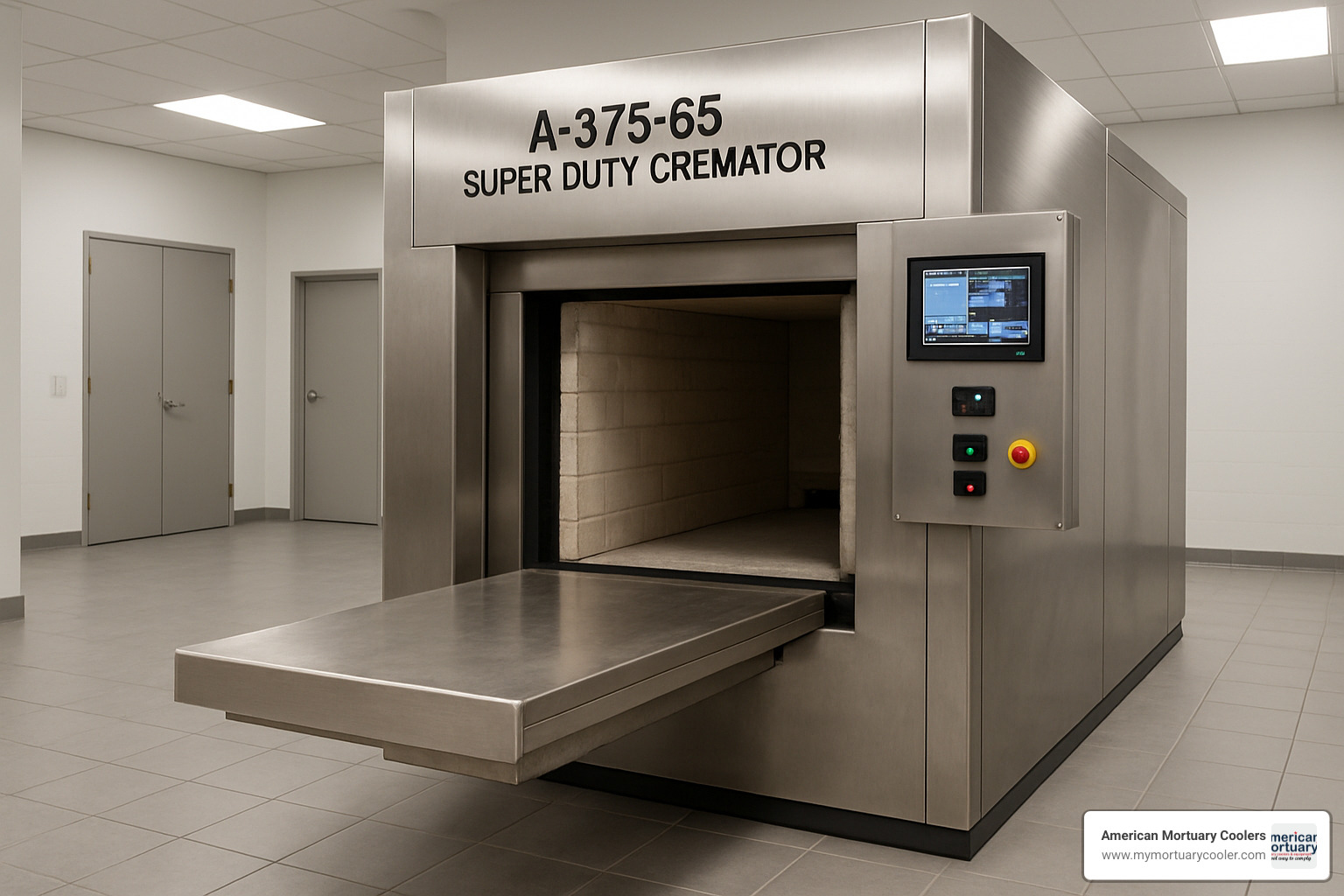 A-375-S5 Super Duty Cremator - american crematory equipment