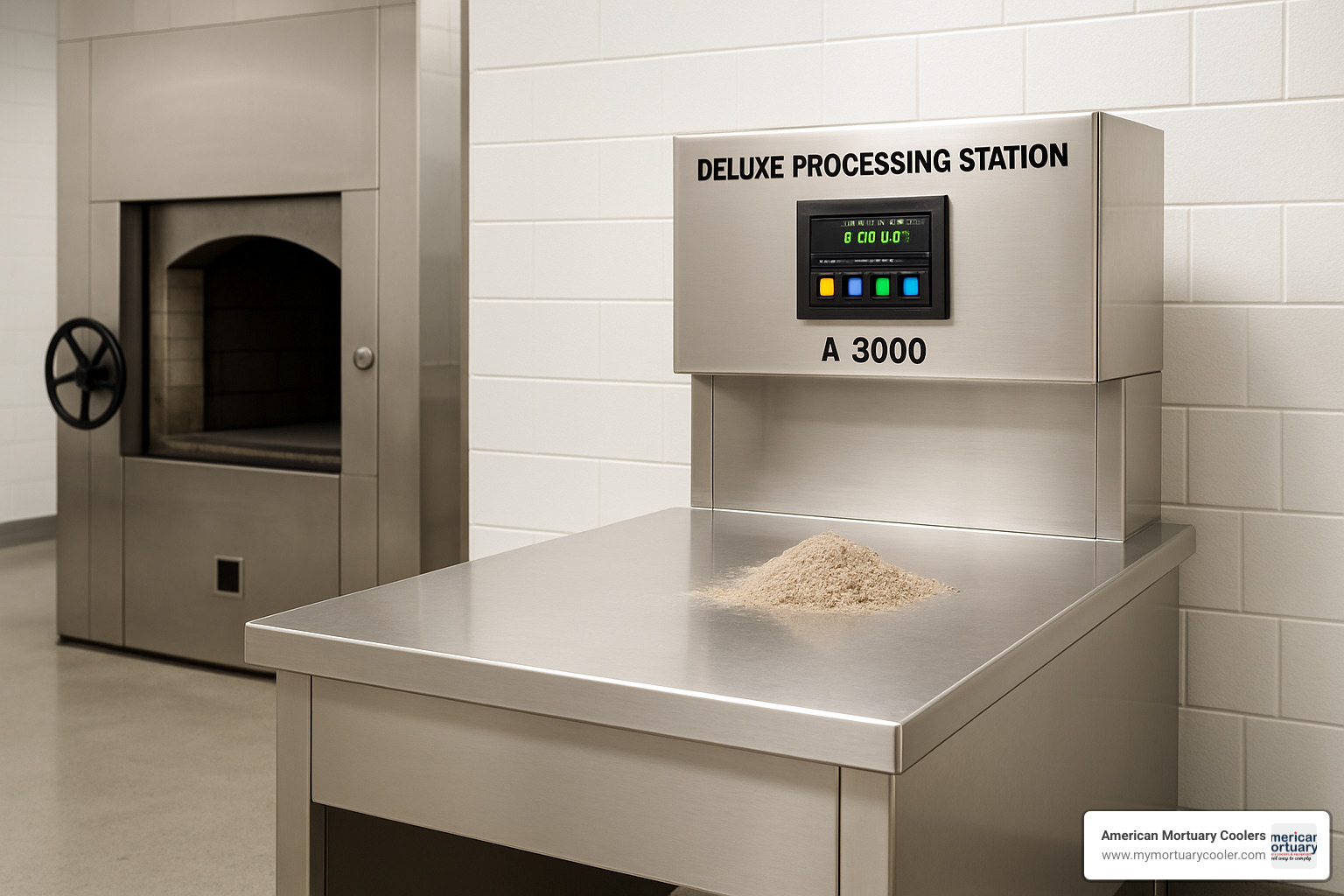 Deluxe Processing Station A-3000 - american crematory equipment