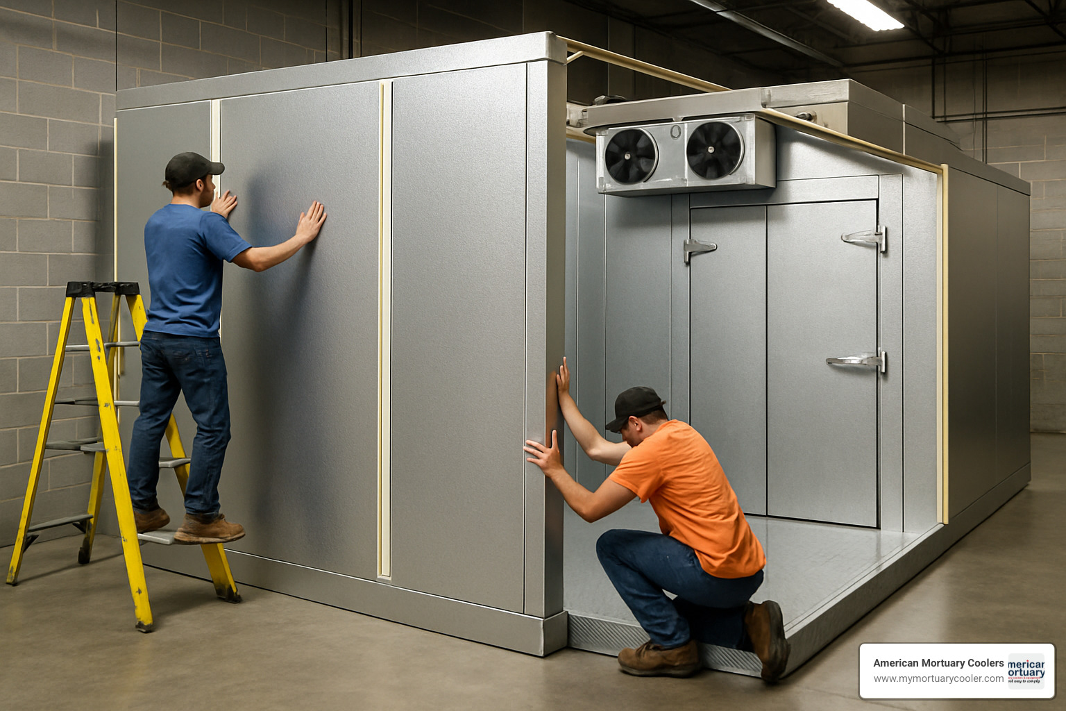 large walk in cooler installation case study - large walk in cooler