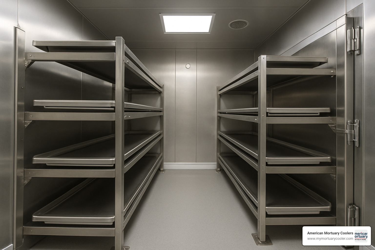 mortuary cooler racking systems - 10 x 20 Mortuary Cooler