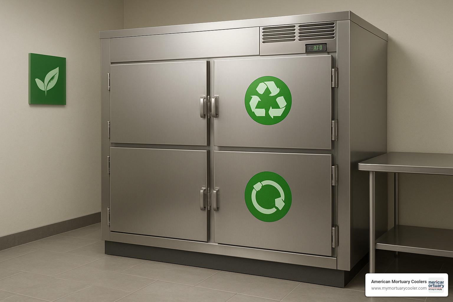 eco-friendly mortuary equipment - funeral body storage