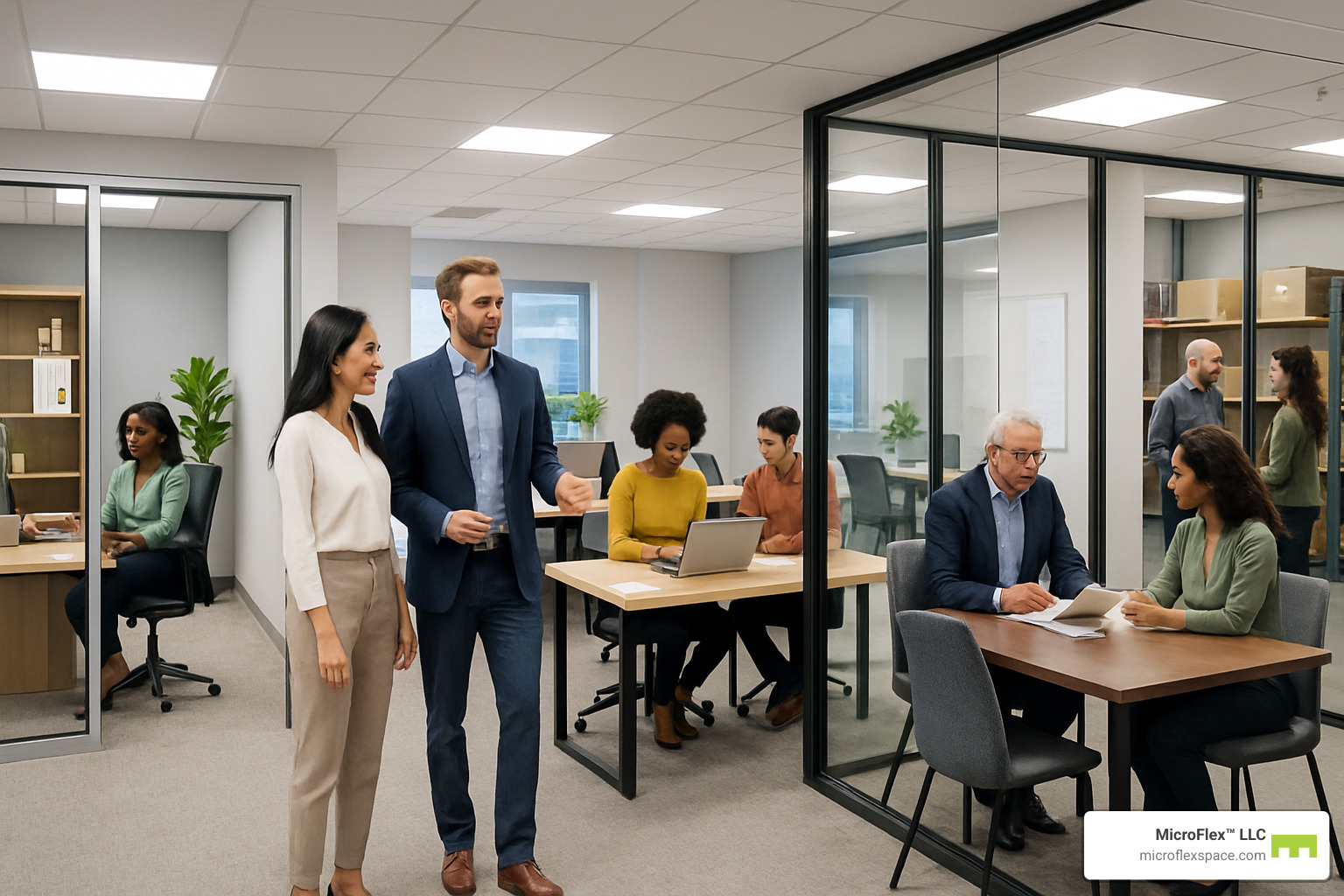 comparing office space options - short term office rent