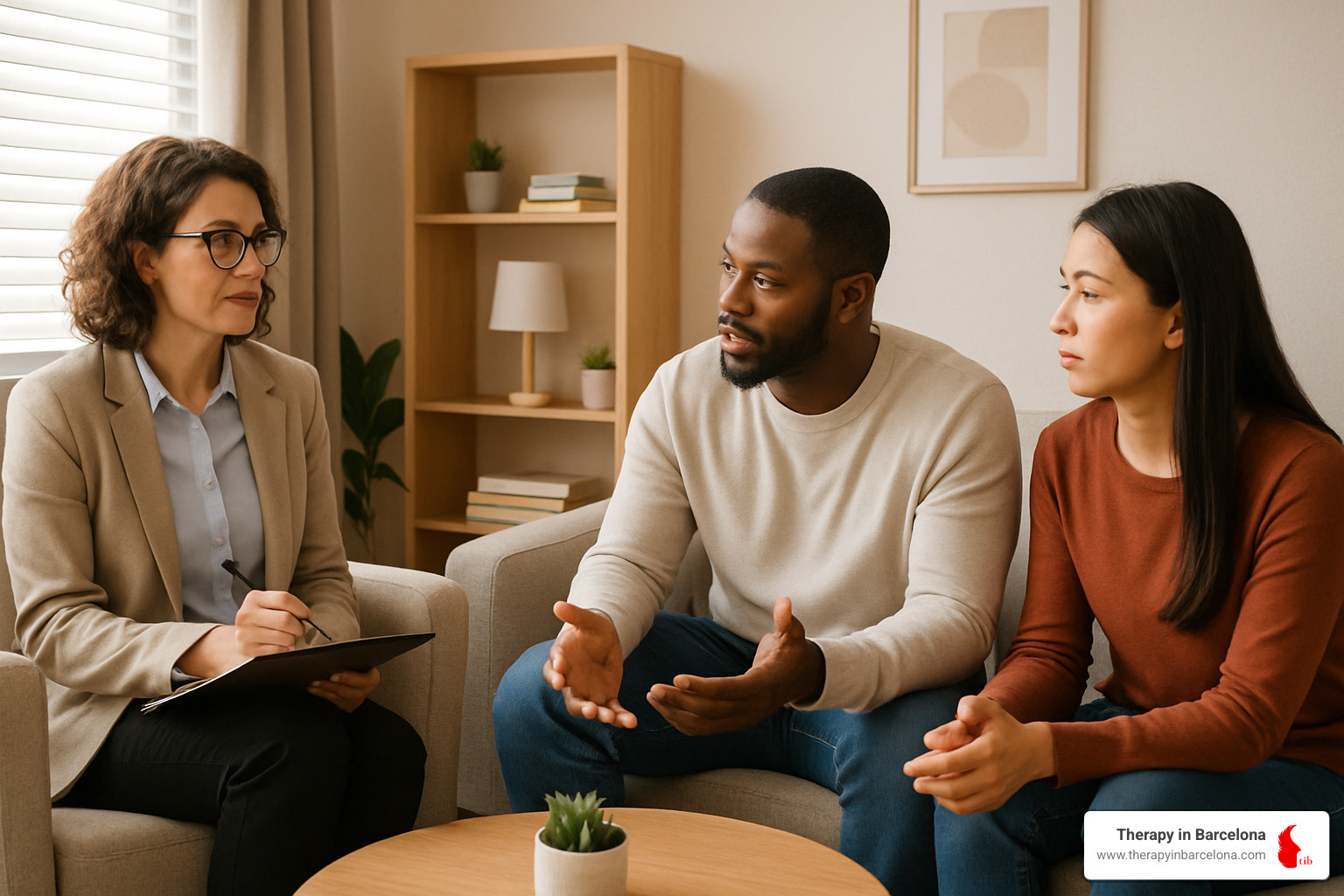 Therapist working with a multicultural couple - can marriage counselling work