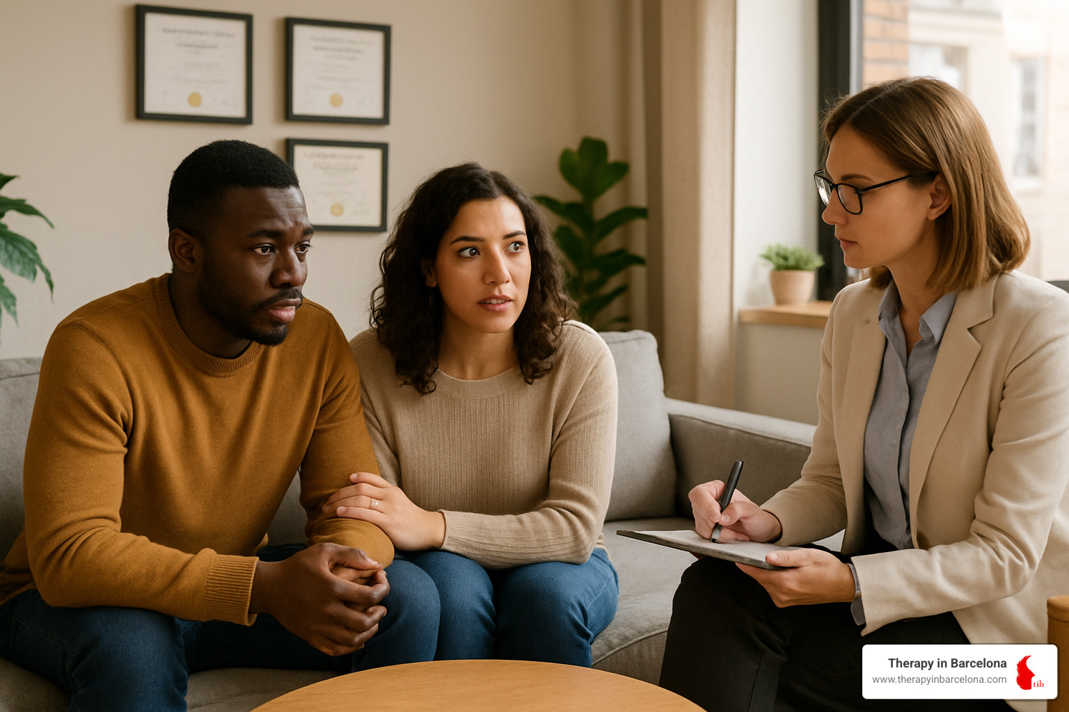 couple in marriage counseling - can marriage counselling work