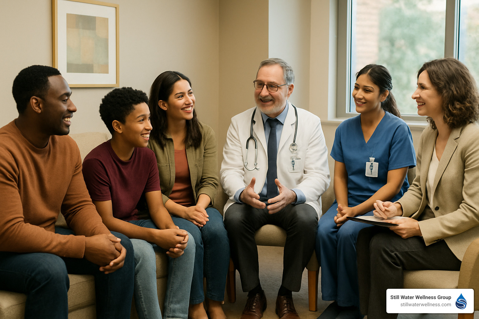 family meeting with treatment team - inpatient mental health care
