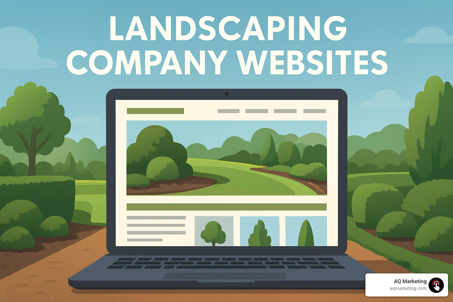 landscaping website animation sequence - landscaping company websites