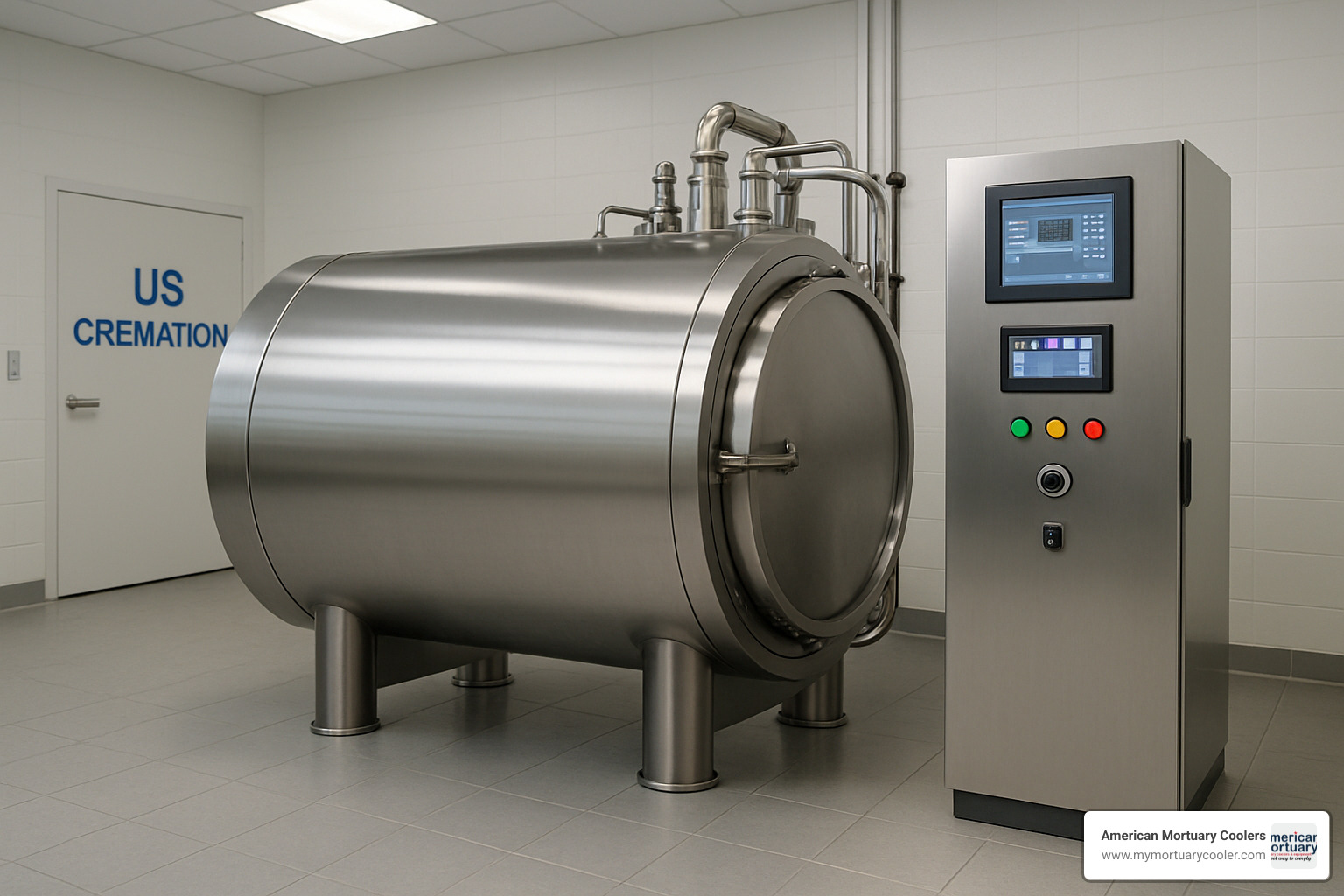 stainless steel alkaline hydrolysis vessel - how much is water cremation