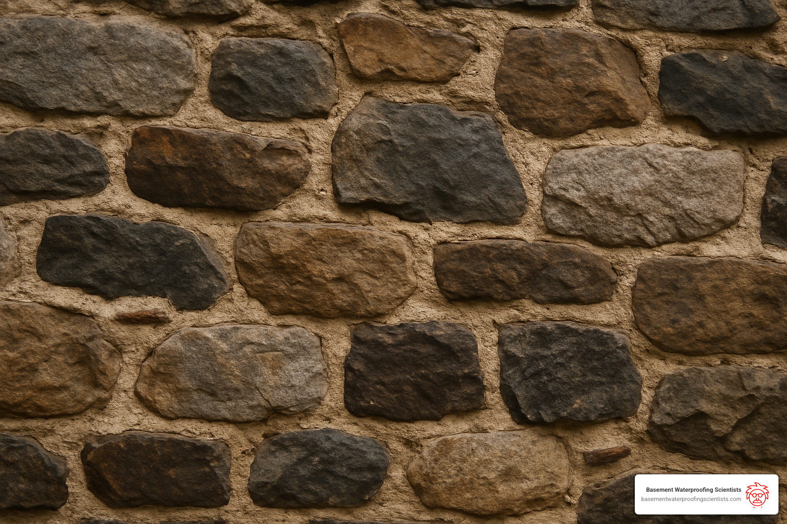 historic Philadelphia stone foundation wall - Basement waterproofing company Philadelphia