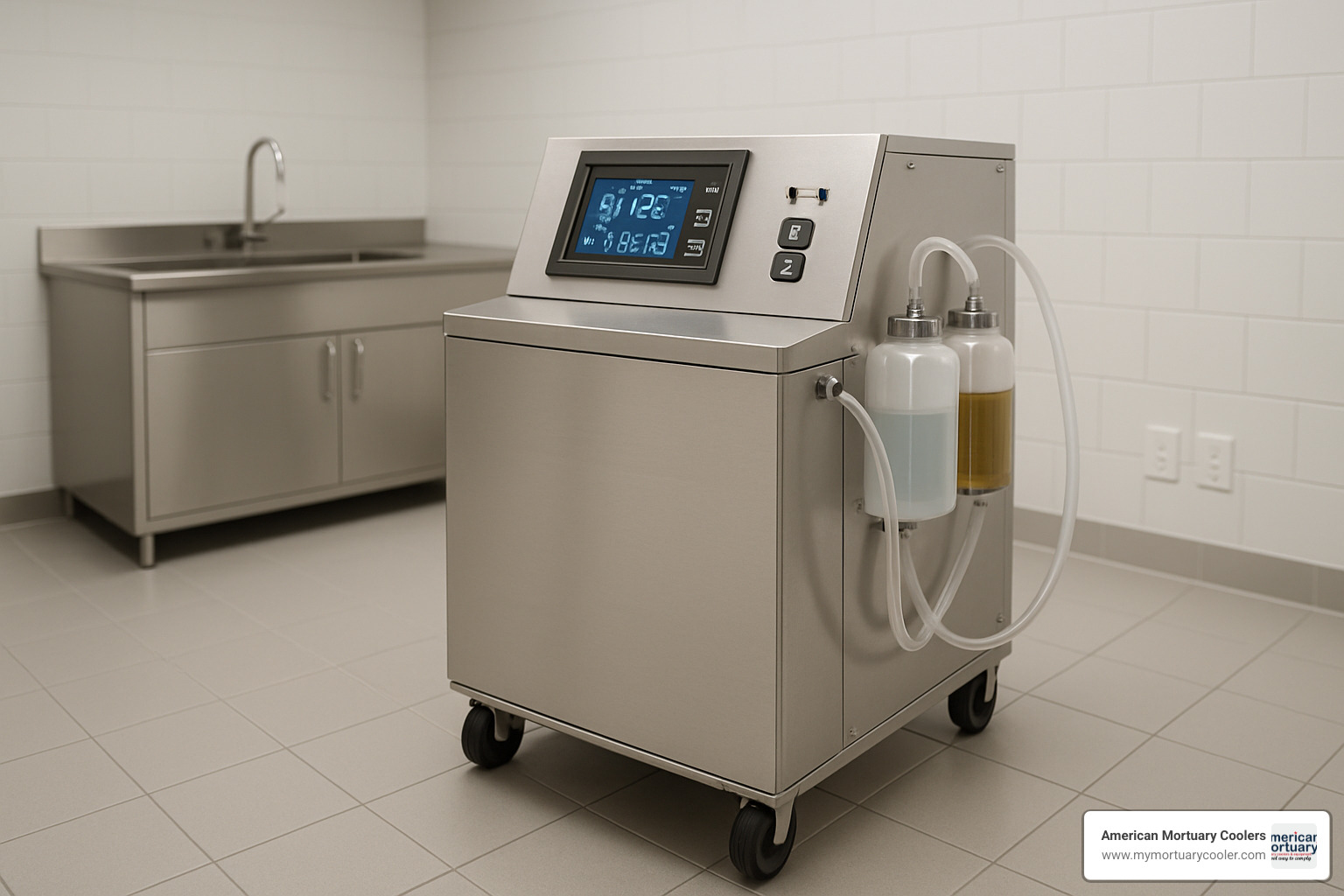 Modern embalming machine with digital controls - embalming machine