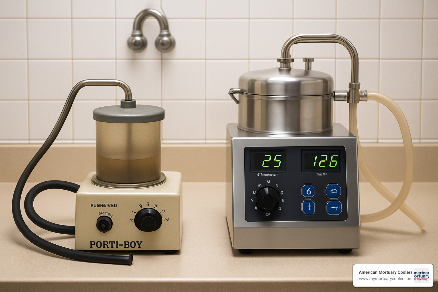 Comparison of manual and automatic embalming machines - embalming machine