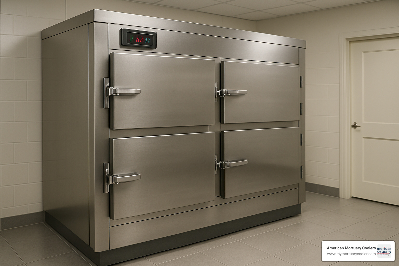 Energy efficient mortuary cooler - how long can a body be refrigerated before burial