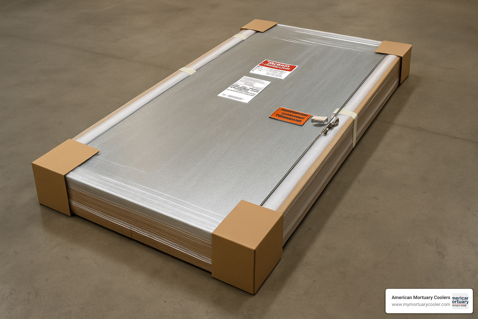 packaged replacement door ready to ship - walk in cooler door
