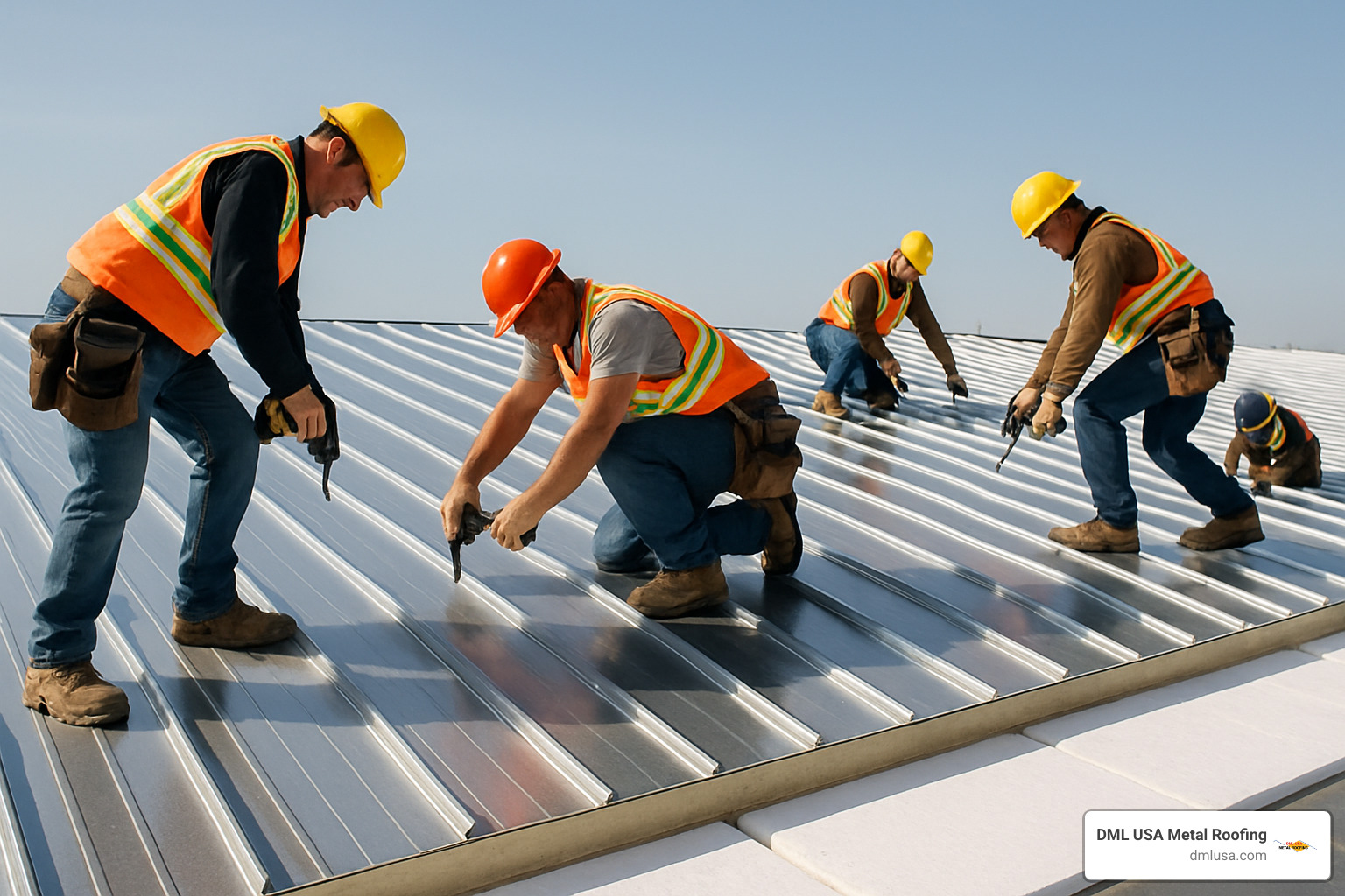 energy efficient commercial metal roof installation - Commercial metal roof installation