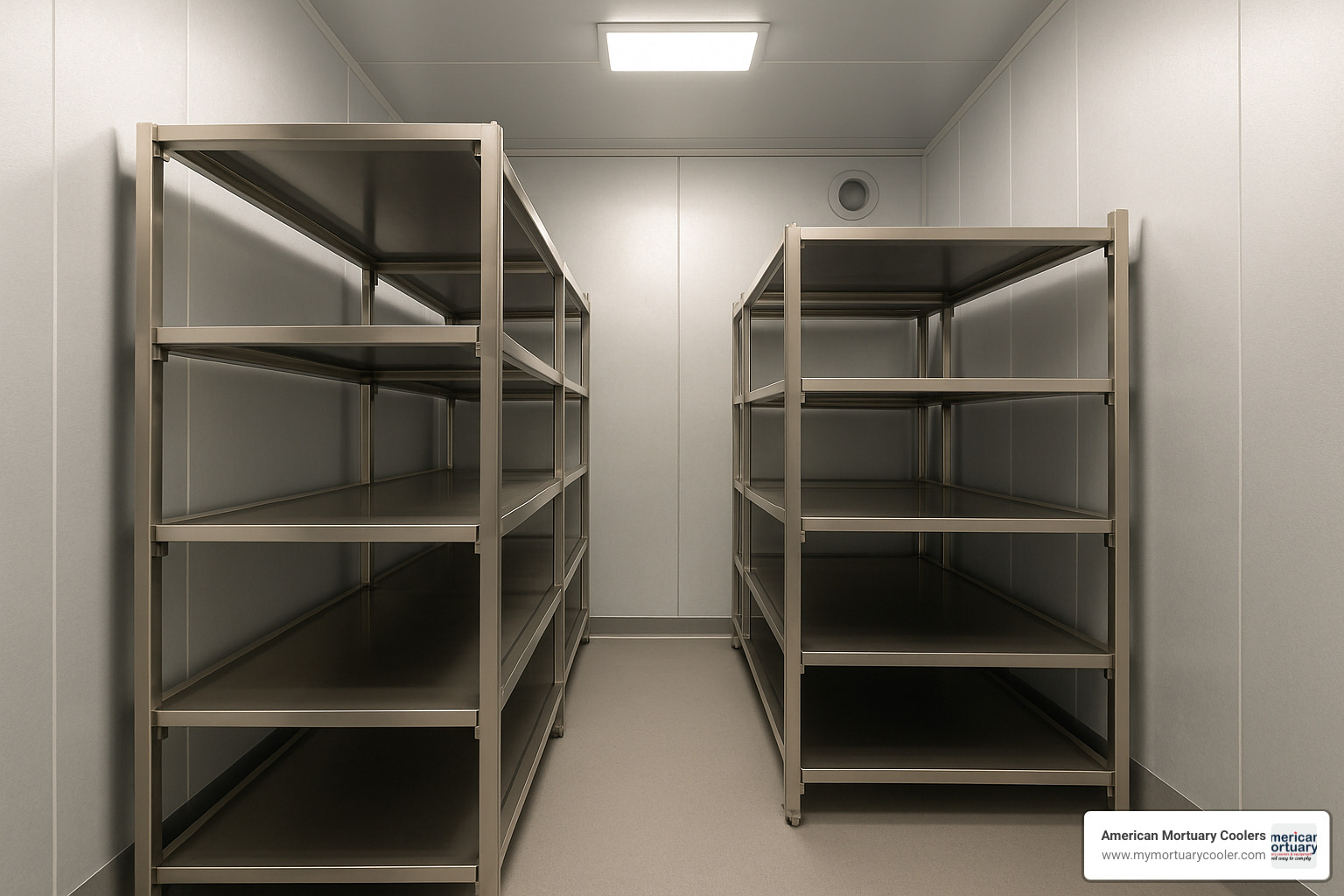 mortuary cooler rack system - 10 x 18  Mortuary Cooler