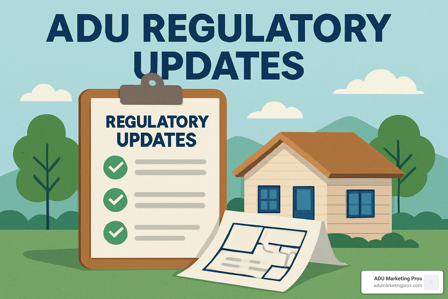 garage conversion being inspected - ADU regulatory updates