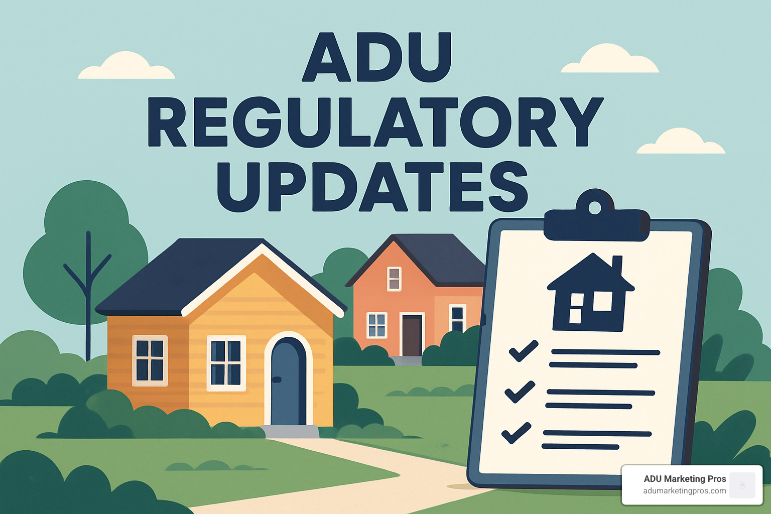 ADU with no additional parking near bus stop - ADU regulatory updates