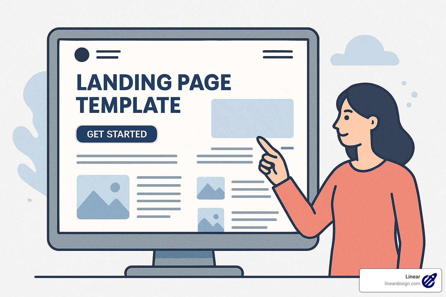 High-converting landing page template elements - landing page template