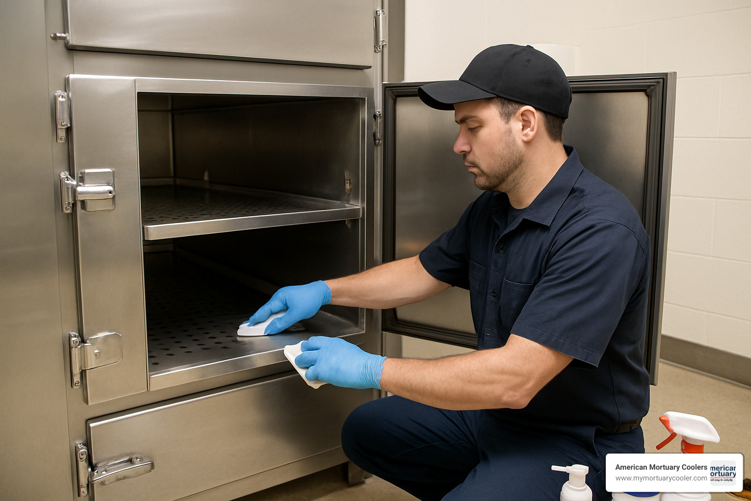 Maintenance of mortuary cooler - 3 body mortuary cooler