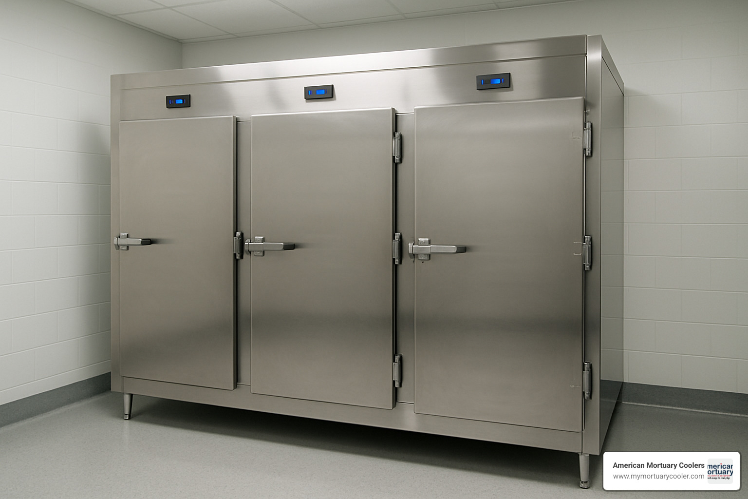 Mortuary freezer model - 3 body mortuary cooler