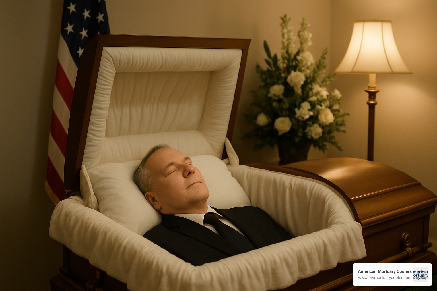 peaceful open-casket viewing with natural eye closure - eyelid caps