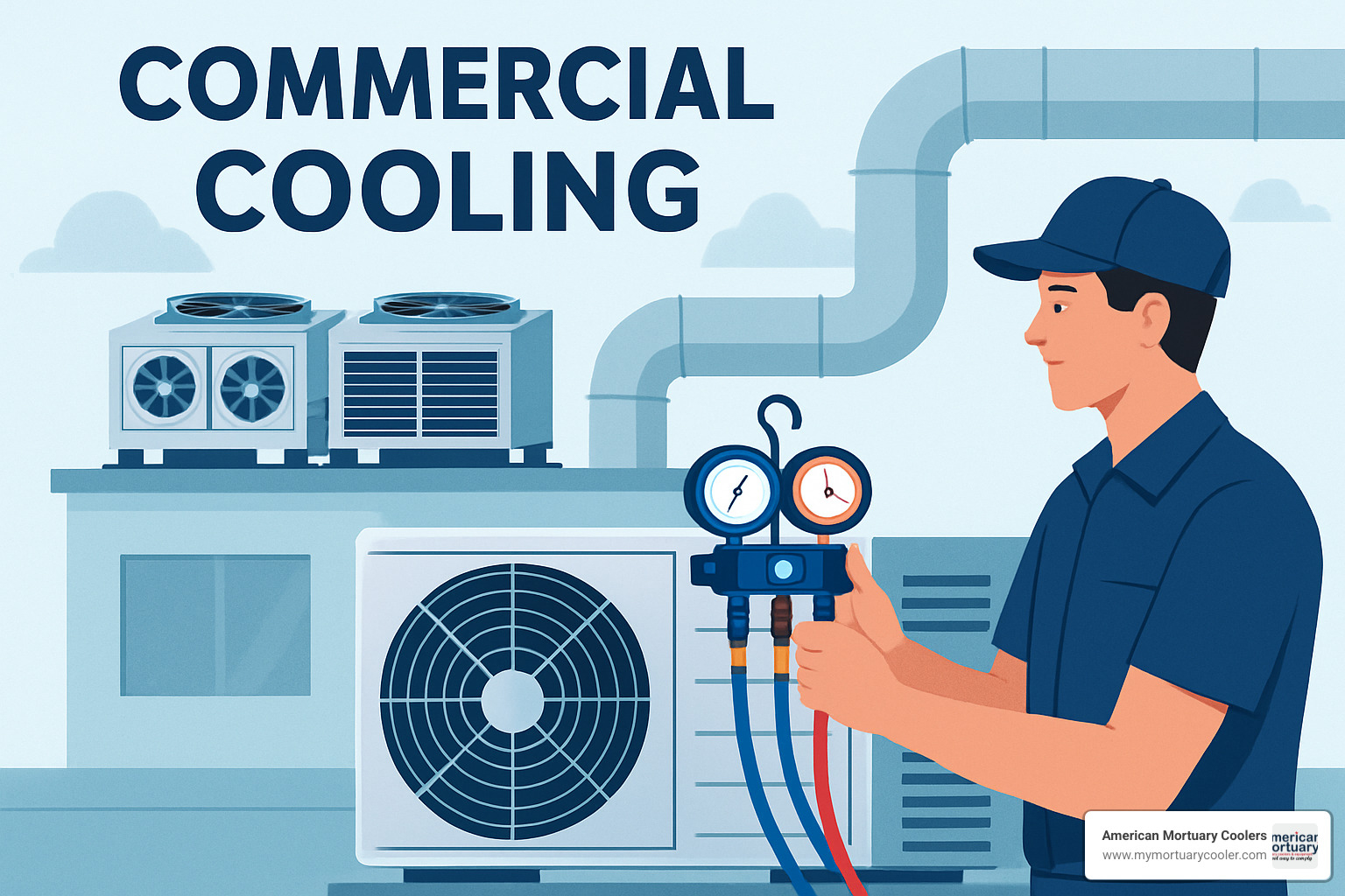 Industrial process chiller beside injection molding machine - commercial cooling